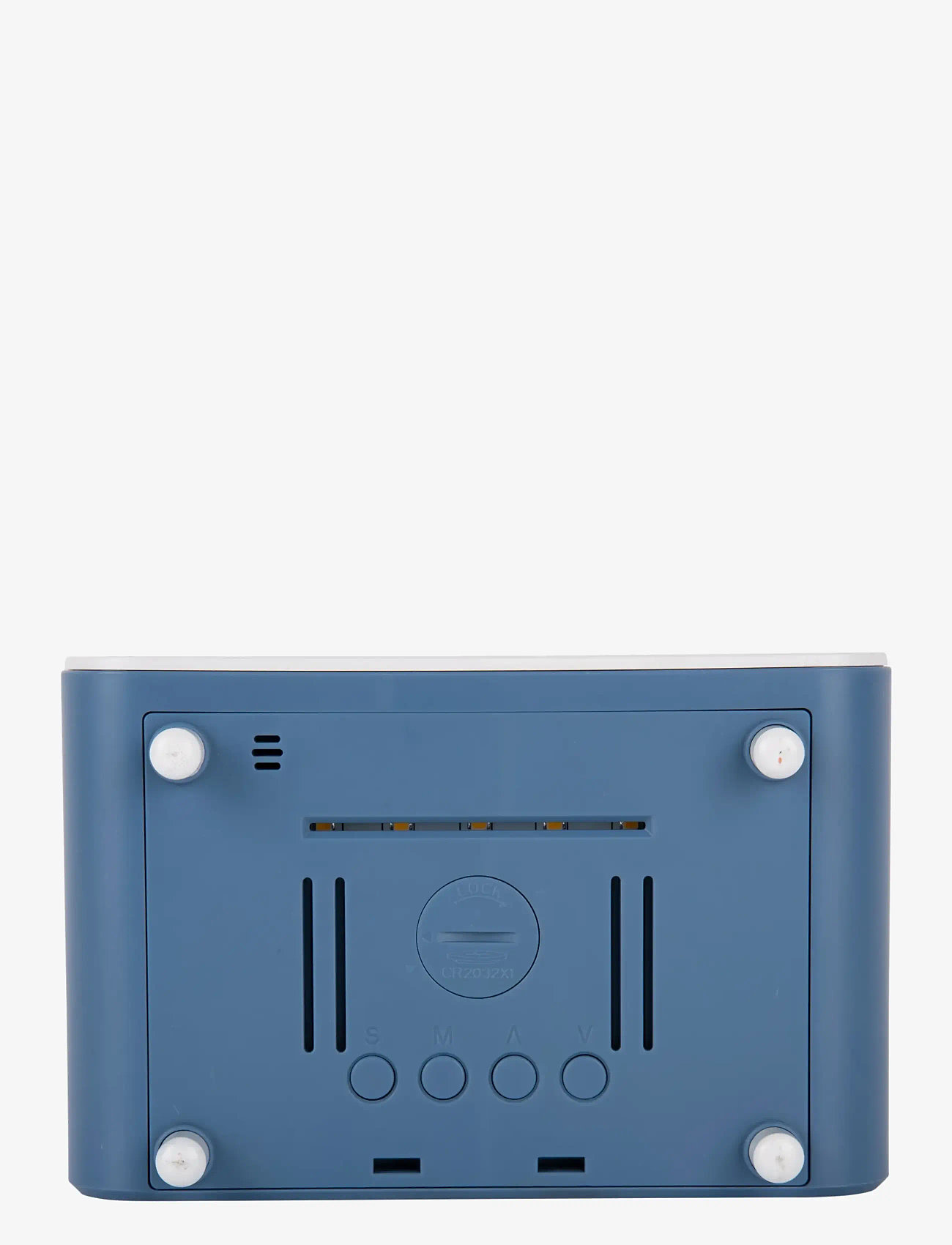 KARLSSON - Alarm Clock Chunky LED w. Phone Charger - väckarklockor - classic blue - 4