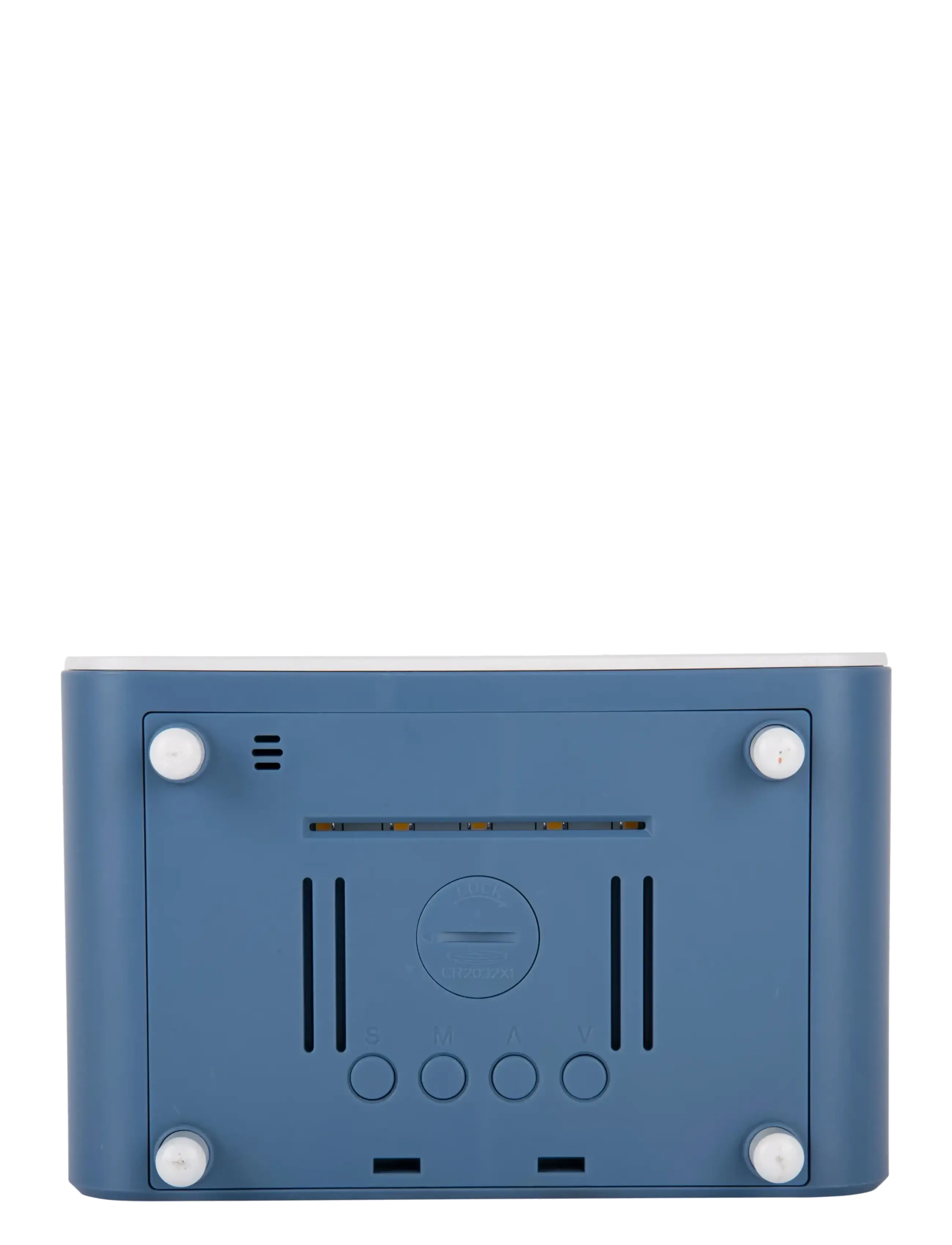KARLSSON - Alarm Clock Chunky LED w. Phone Charger - väckarklockor - classic blue - 4