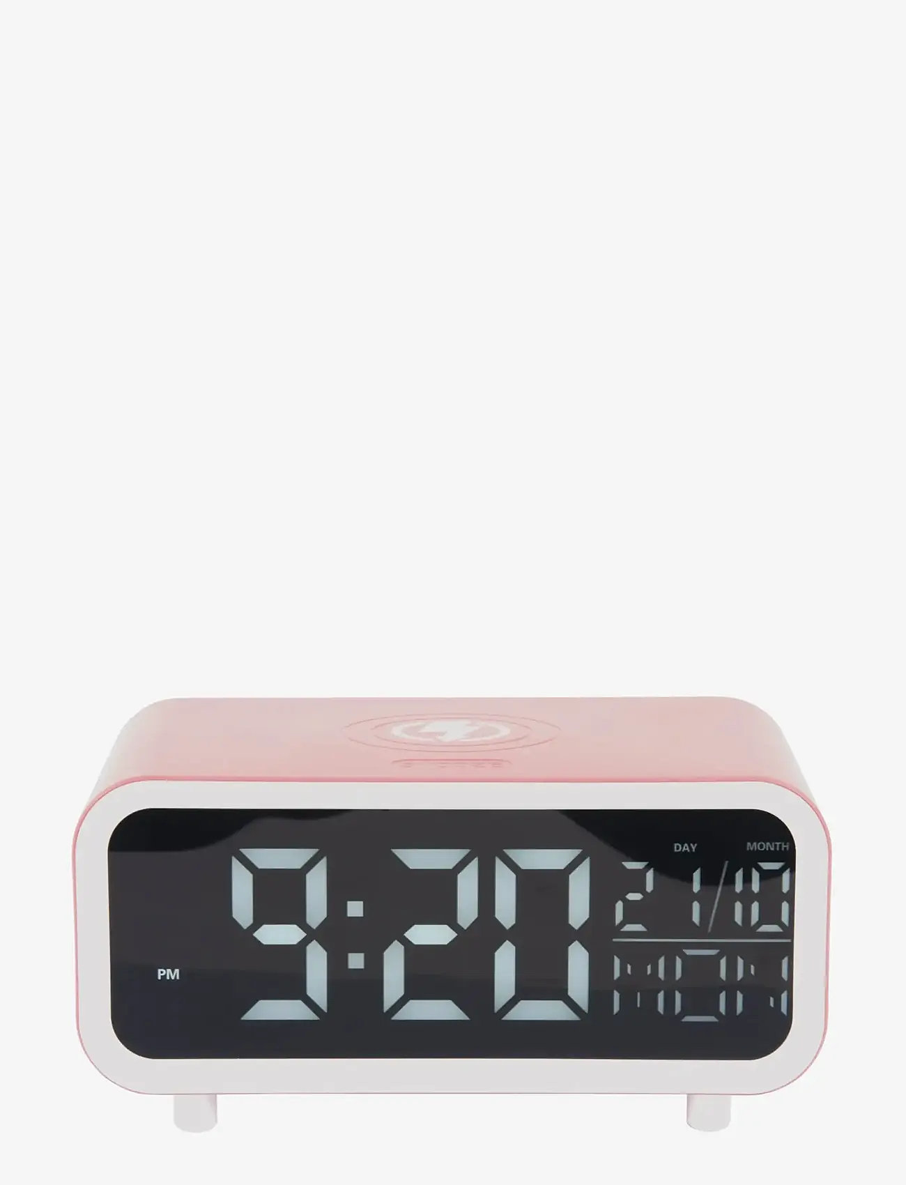 KARLSSON - Alarm Clock Chunky LED w. Phone Charger - klockor - rose tan - 2