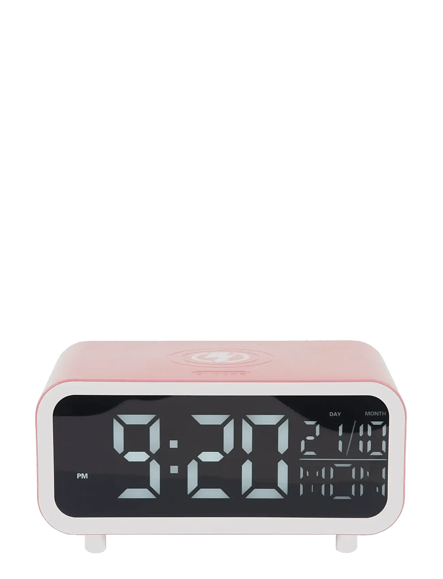 KARLSSON - Alarm Clock Chunky LED w. Phone Charger - klockor - rose tan - 2
