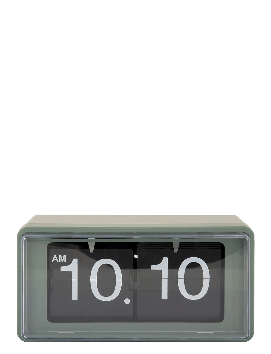 KARLSSON - Wall/table clock Retro Boxed Flip jungle green - mantel- ja lauakellad - jungle green - 2