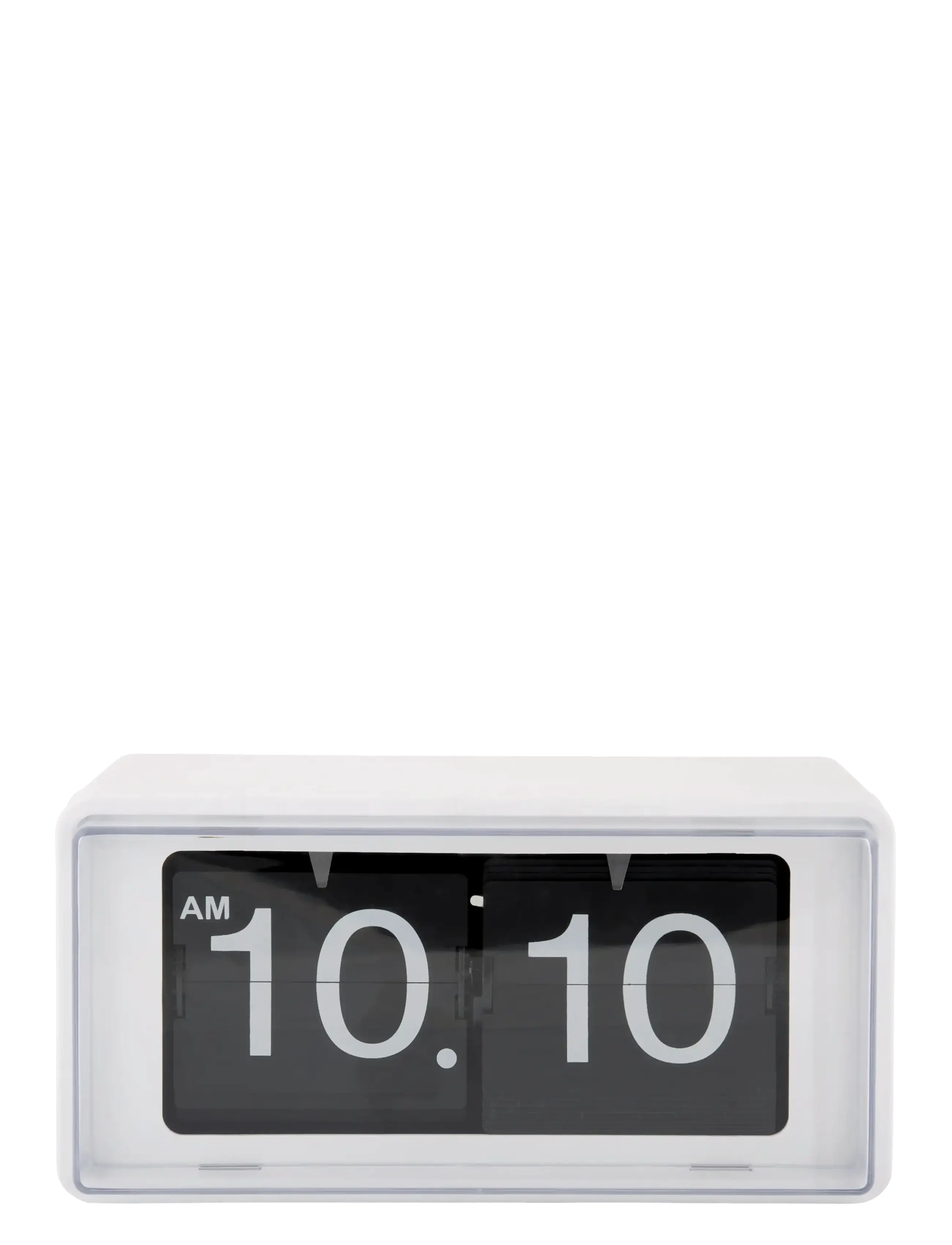 KARLSSON - Wall/table clock Retro Boxed Flip white - pöytäkellot - white - 2