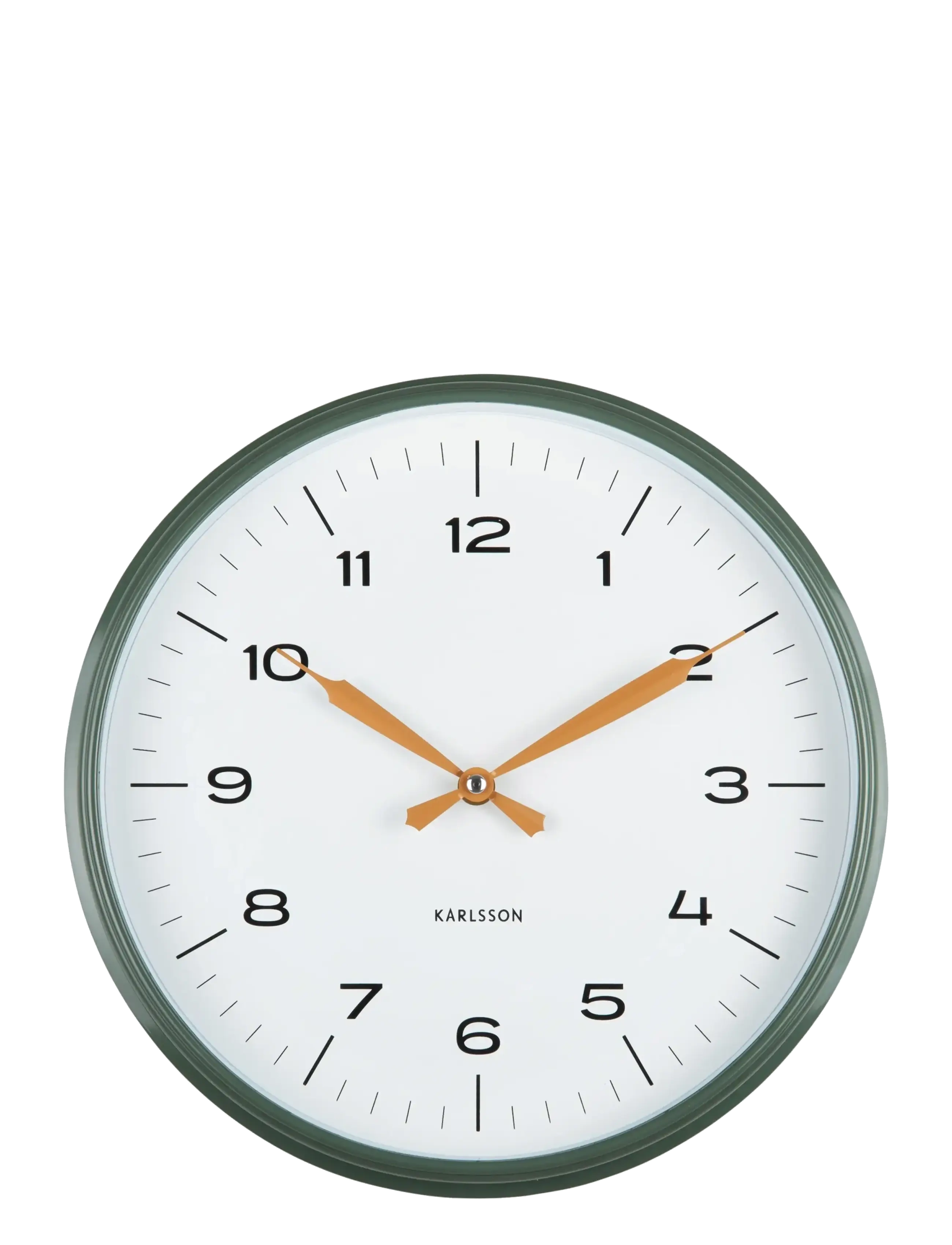 KARLSSON - Wall clock Modern Factory ochre yellow w. dark blue - seinakellad - jungle green & ochre yellow - 2