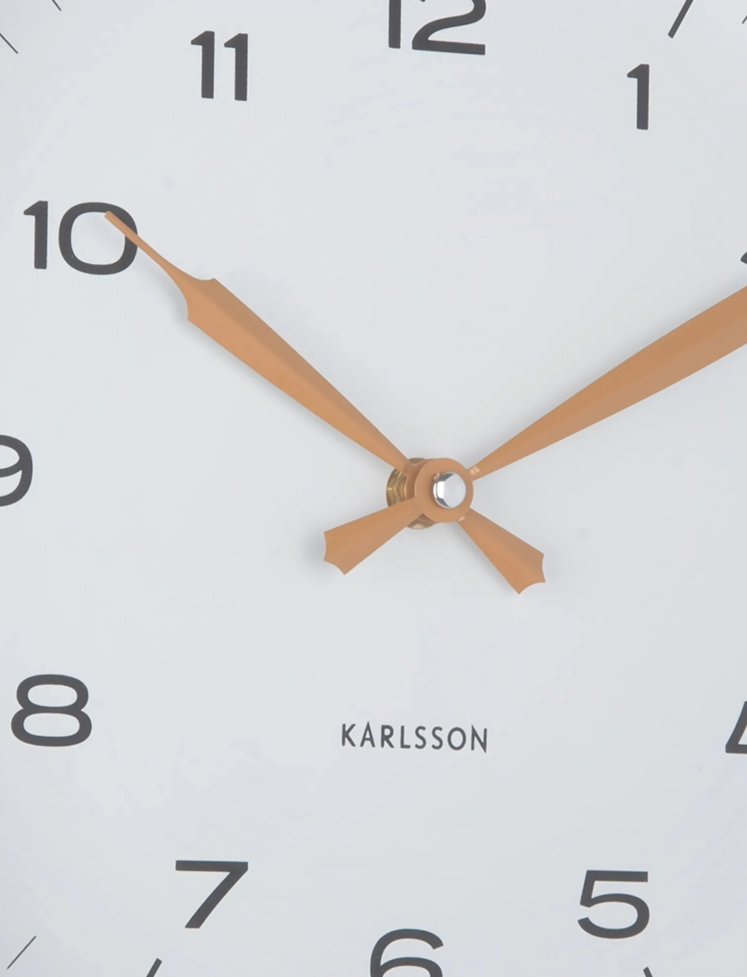 KARLSSON - Wall clock Modern Factory ochre yellow w. dark blue - seinakellad - jungle green & ochre yellow - 4