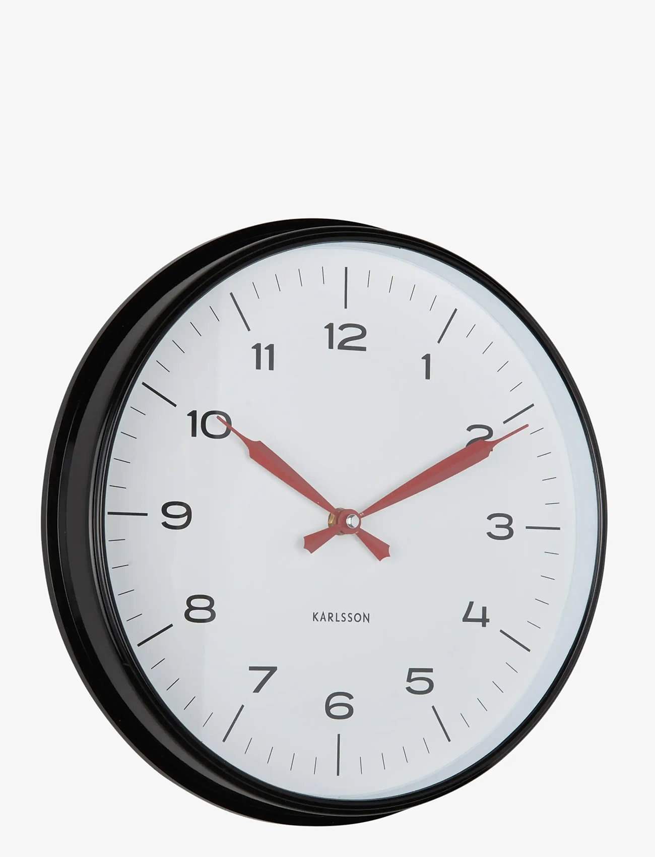 KARLSSON - Wall clock Modern Factory misty blue w. jungle green - shop by price - black & bright red - 0