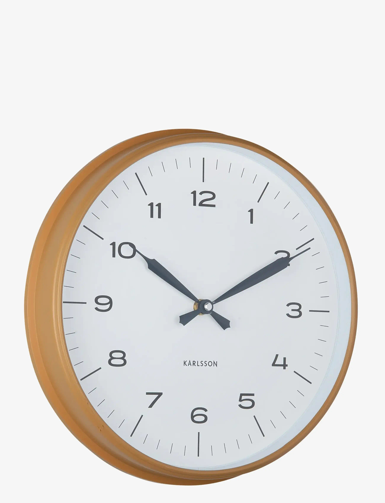 KARLSSON - Wall clock Modern Factory ochre yellow w. dark blue - wall clocks - ochre yellow & dark blue - 0