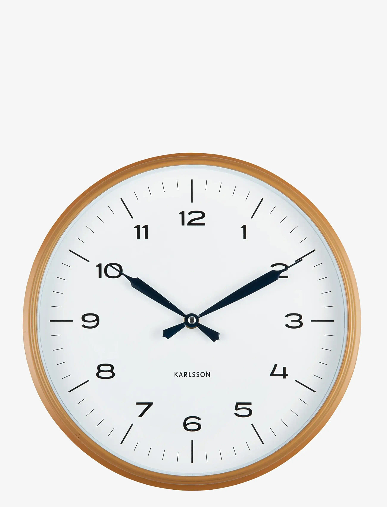 KARLSSON - Wall clock Modern Factory ochre yellow w. dark blue - wall clocks - ochre yellow & dark blue - 1