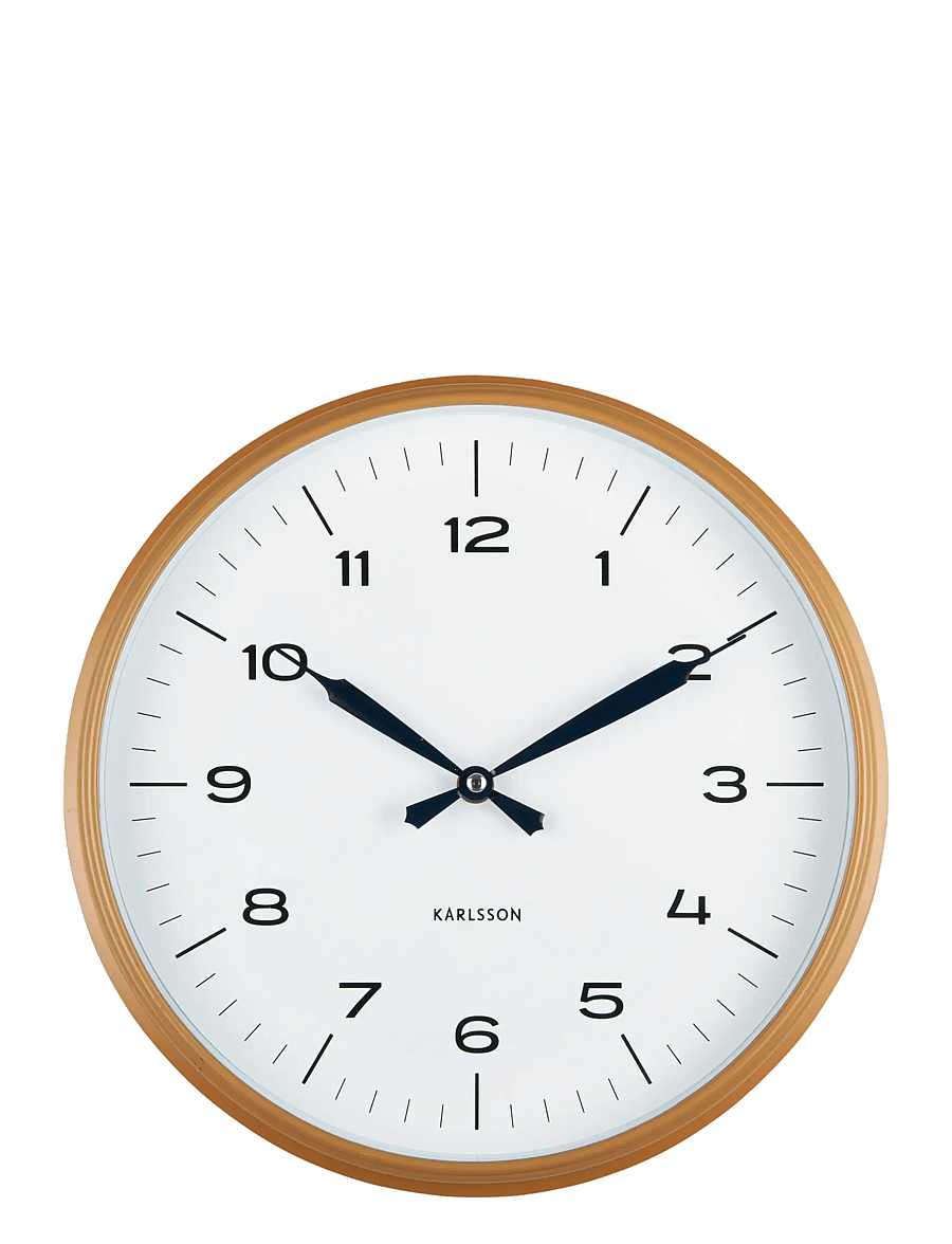 KARLSSON - Wall clock Modern Factory ochre yellow w. dark blue - wanduhren - ochre yellow & dark blue - 2