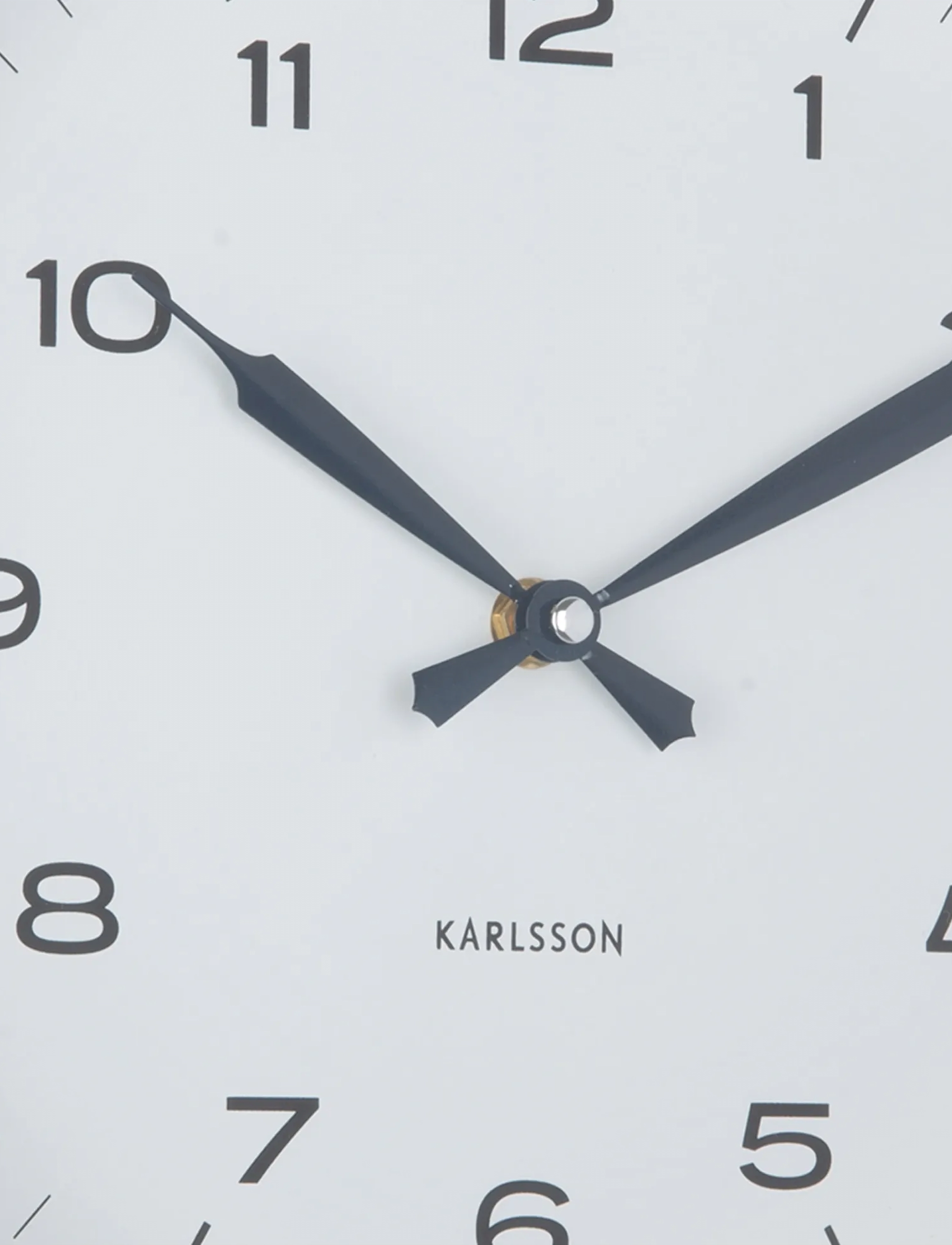 KARLSSON - Wall clock Modern Factory ochre yellow w. dark blue - wanduhren - ochre yellow & dark blue - 4