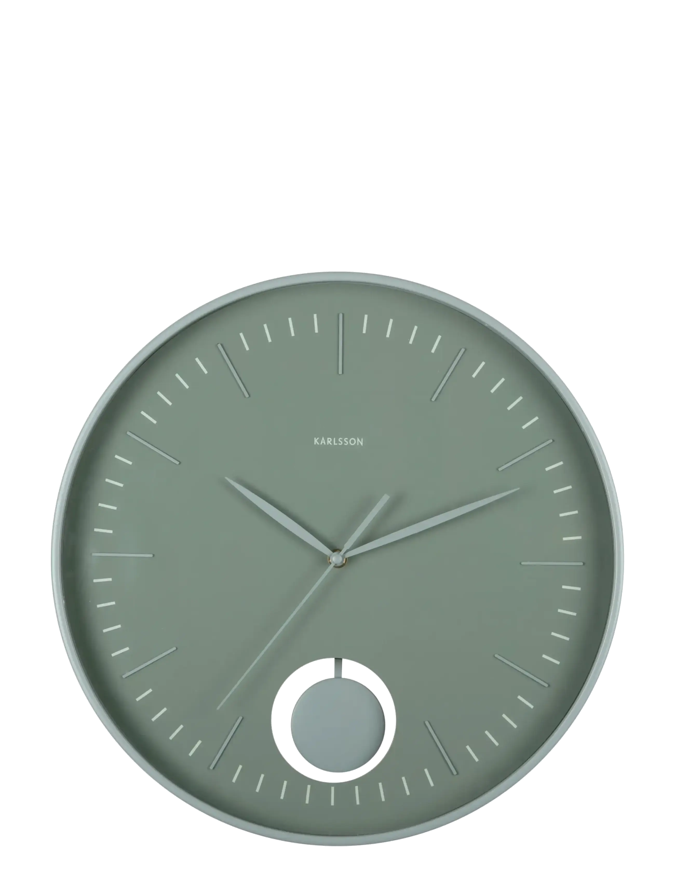KARLSSON - Wall clock Grato Pendulum jungle green w. grayed jade - wall clocks - jungle green & grayed jade - 2