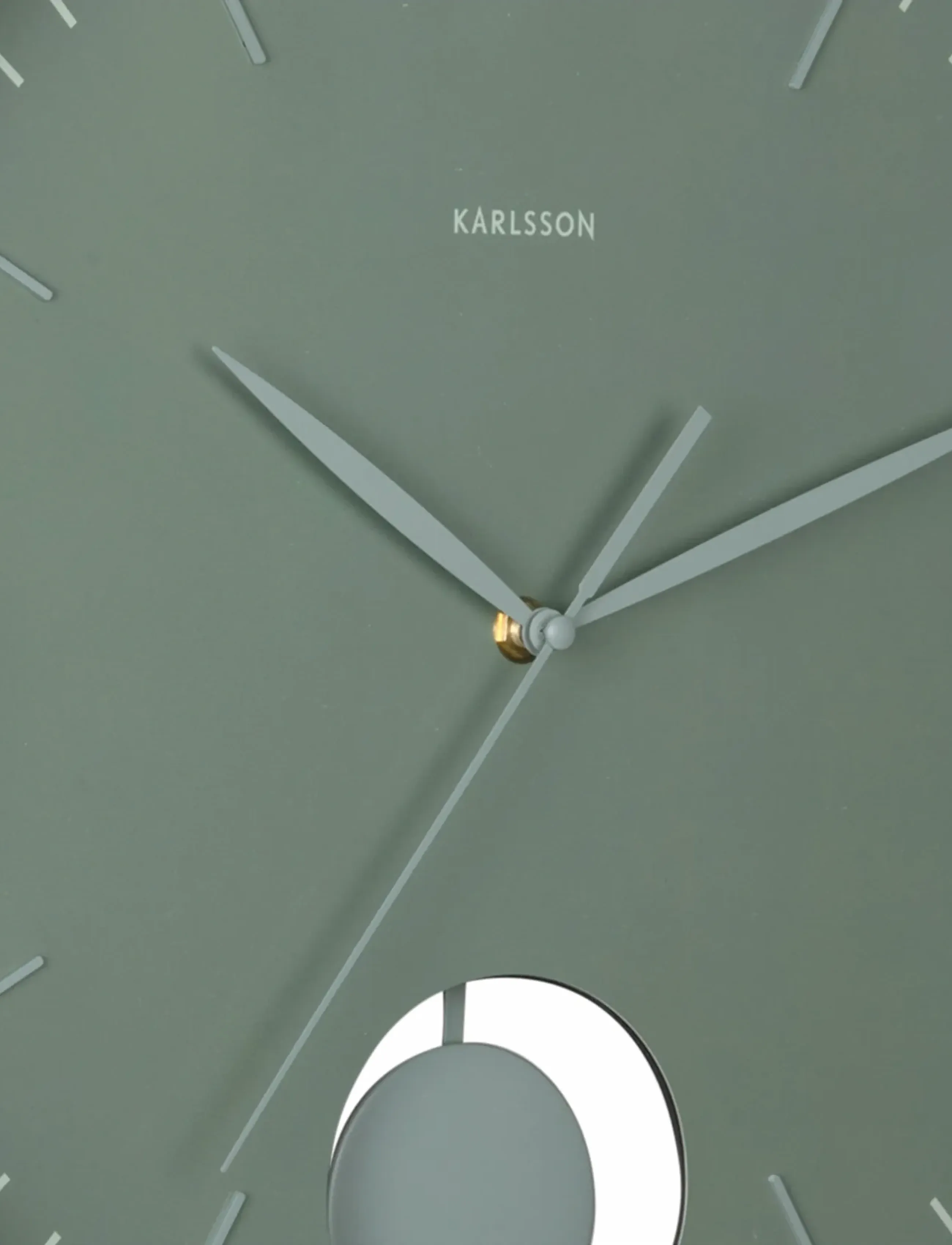 KARLSSON - Wall clock Grato Pendulum jungle green w. grayed jade - wall clocks - jungle green & grayed jade - 4