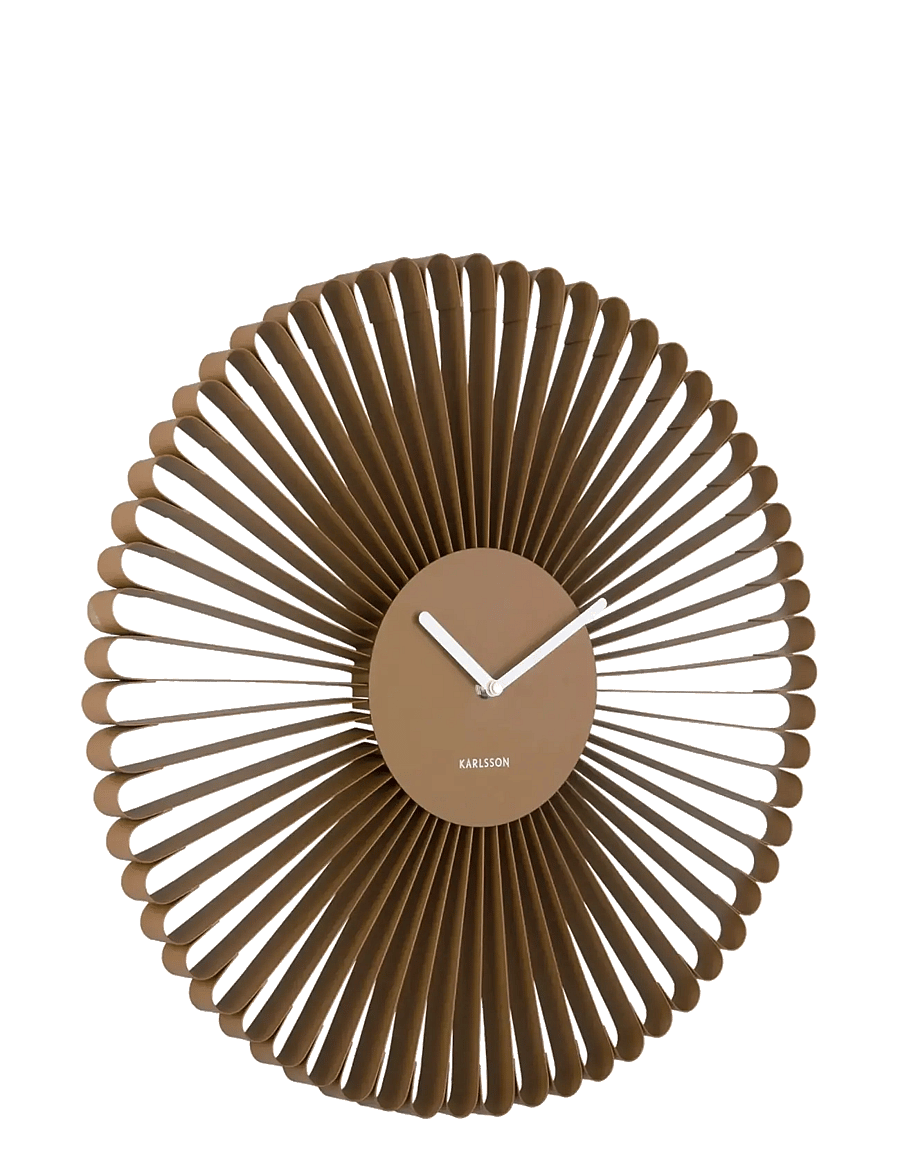 KARLSSON - Wall clock Cascara mocha brown - seinakellad - mocha brown - 1