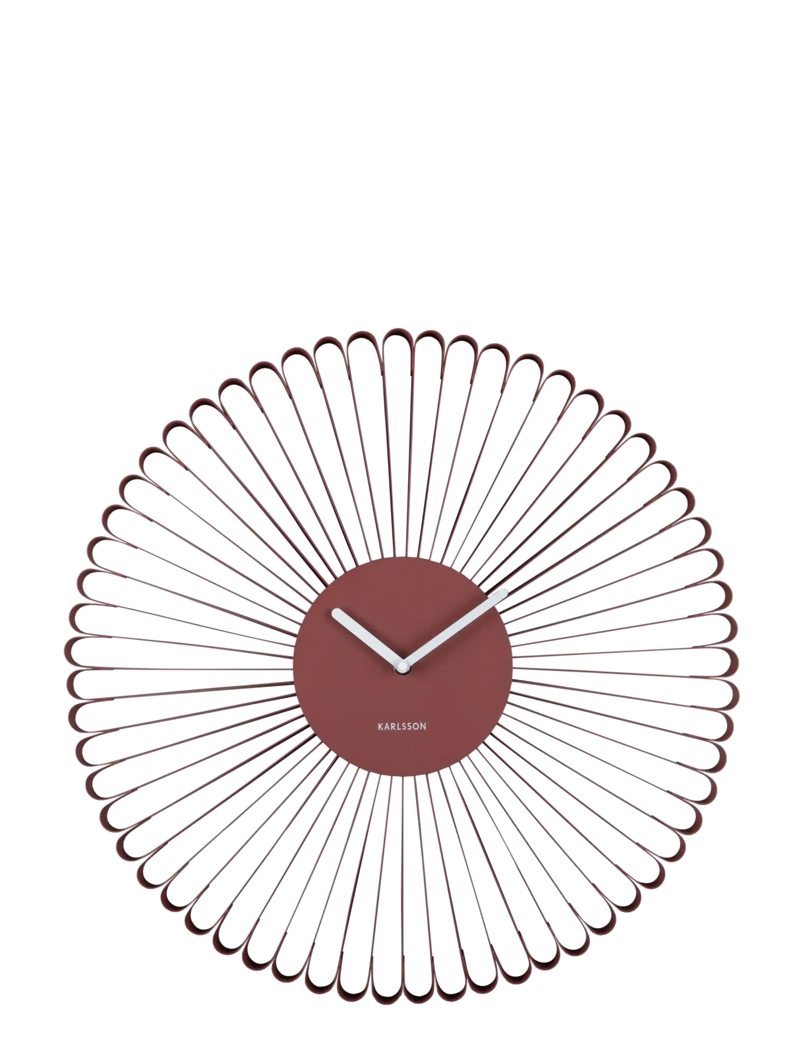 KARLSSON - WALL CLOCK CASCARA RED - vægure - red ochre - 2