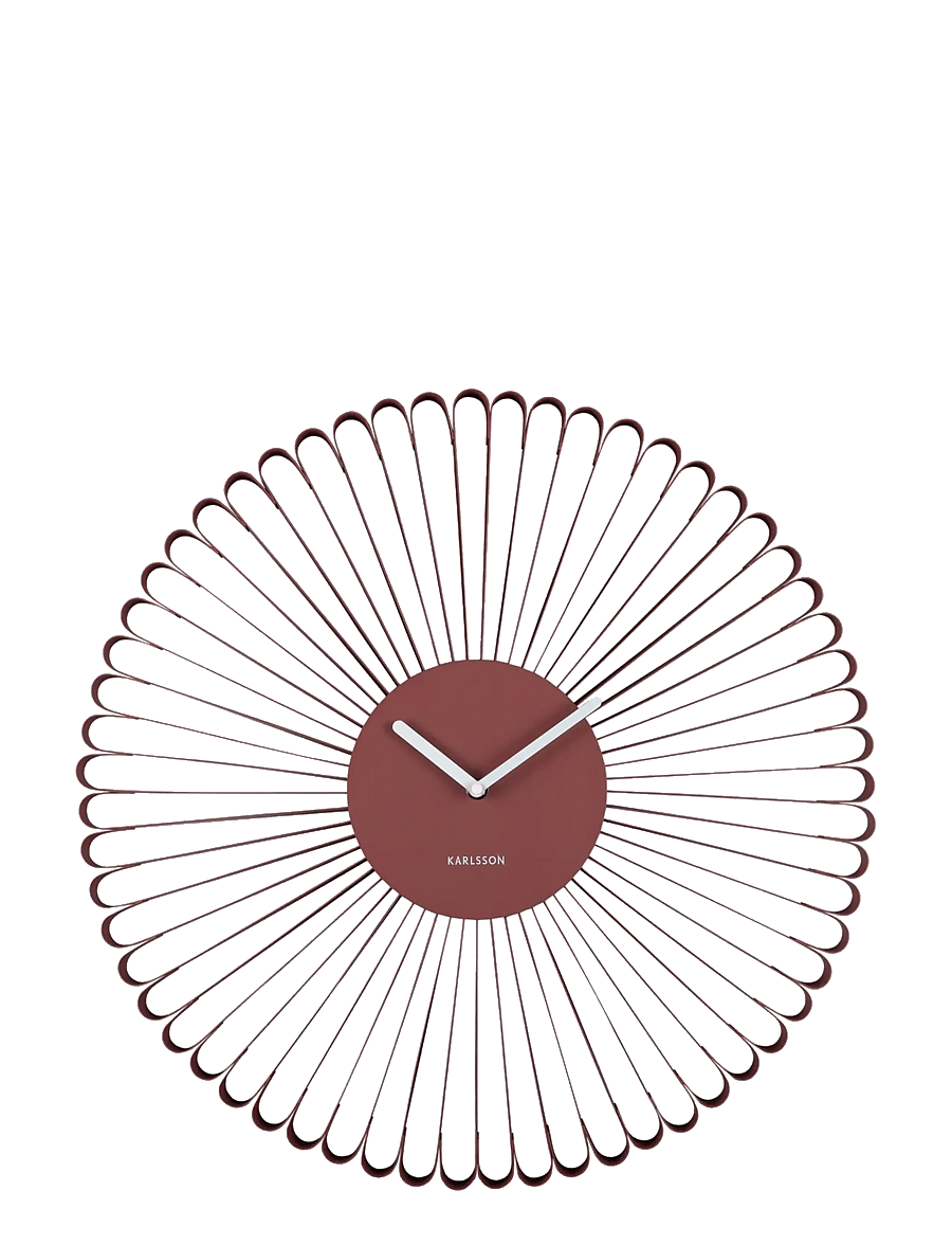 KARLSSON - WALL CLOCK CASCARA RED - sieniniai laikrodžiai - red ochre - 2