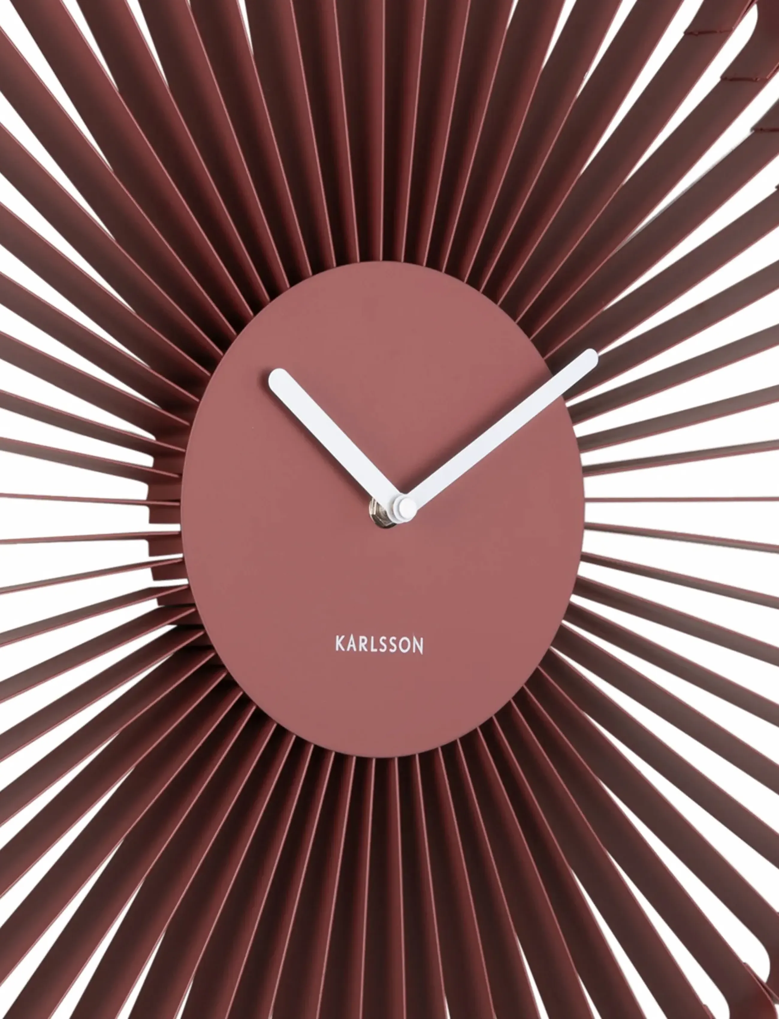KARLSSON - WALL CLOCK CASCARA RED - vægure - red ochre - 4