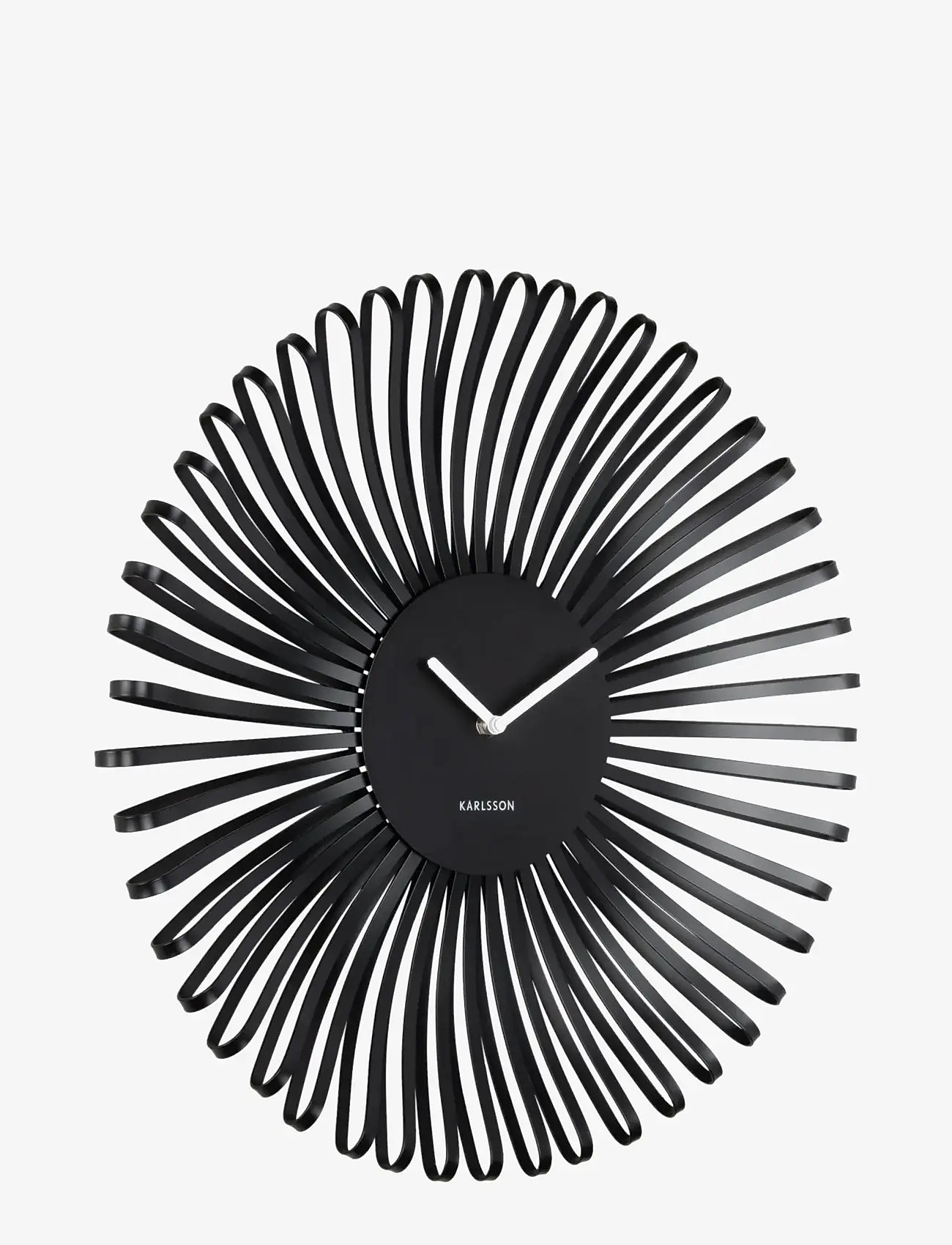 KARLSSON - Wall clock Polo black - vægure - black - 1