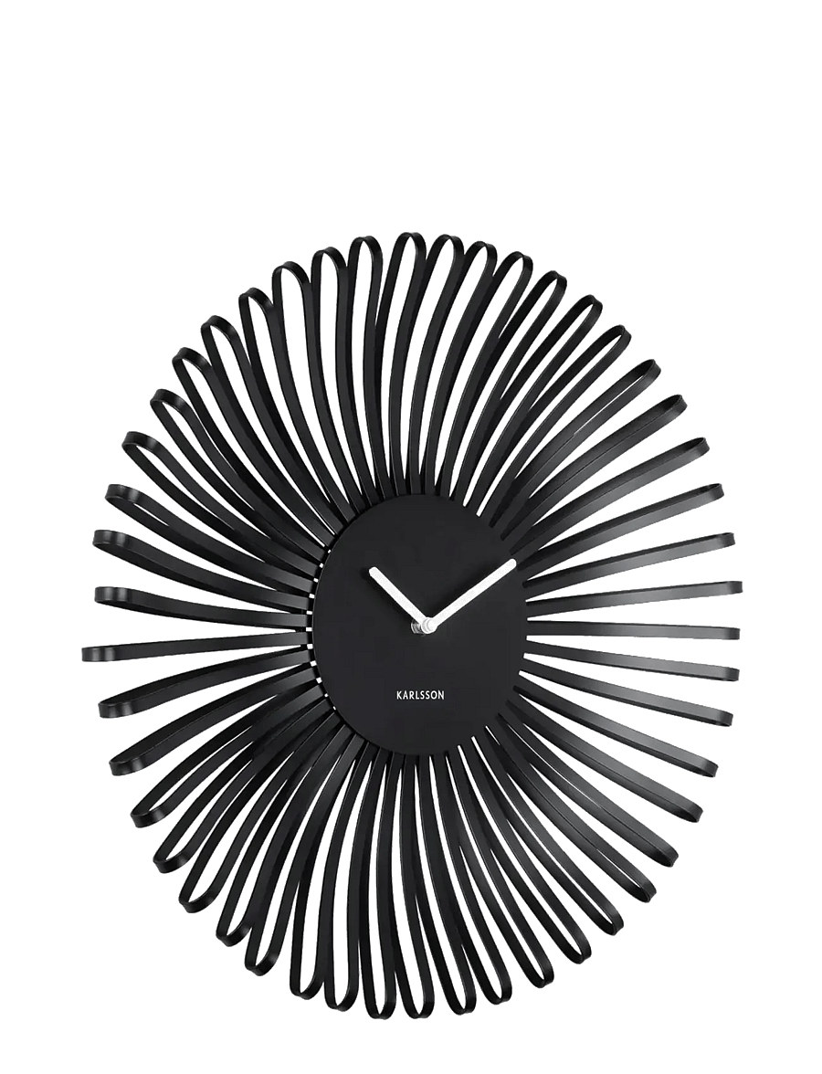 KARLSSON - Wall clock Polo black - sieniniai laikrodžiai - black - 1