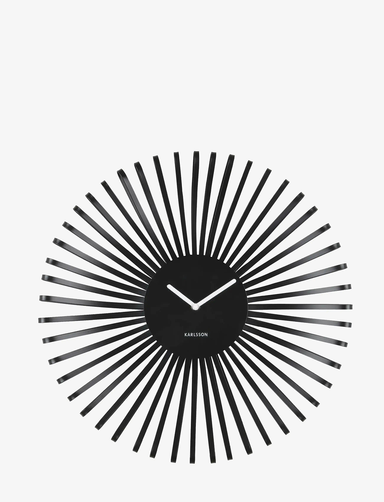 KARLSSON - Wall clock Polo black - vægure - black - 2