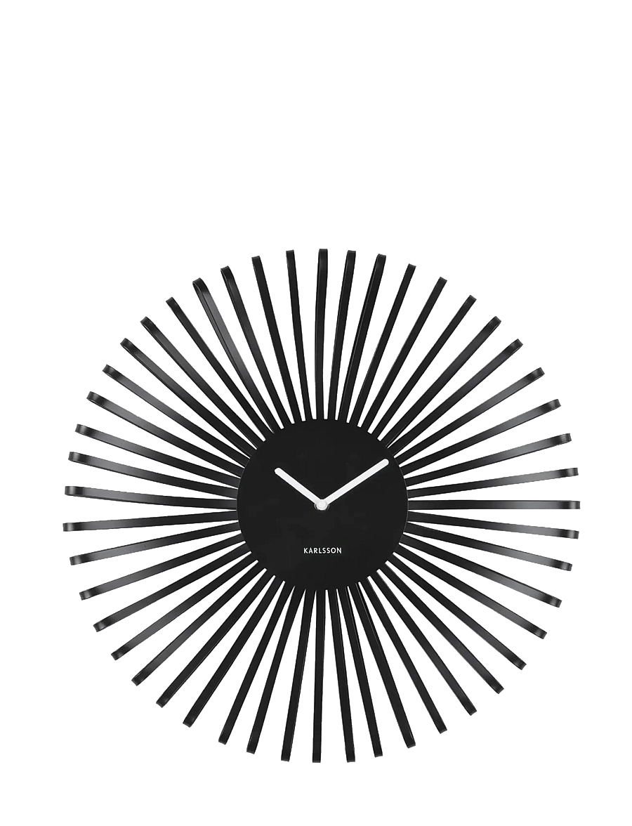KARLSSON - Wall clock Polo black - sieniniai laikrodžiai - black - 2