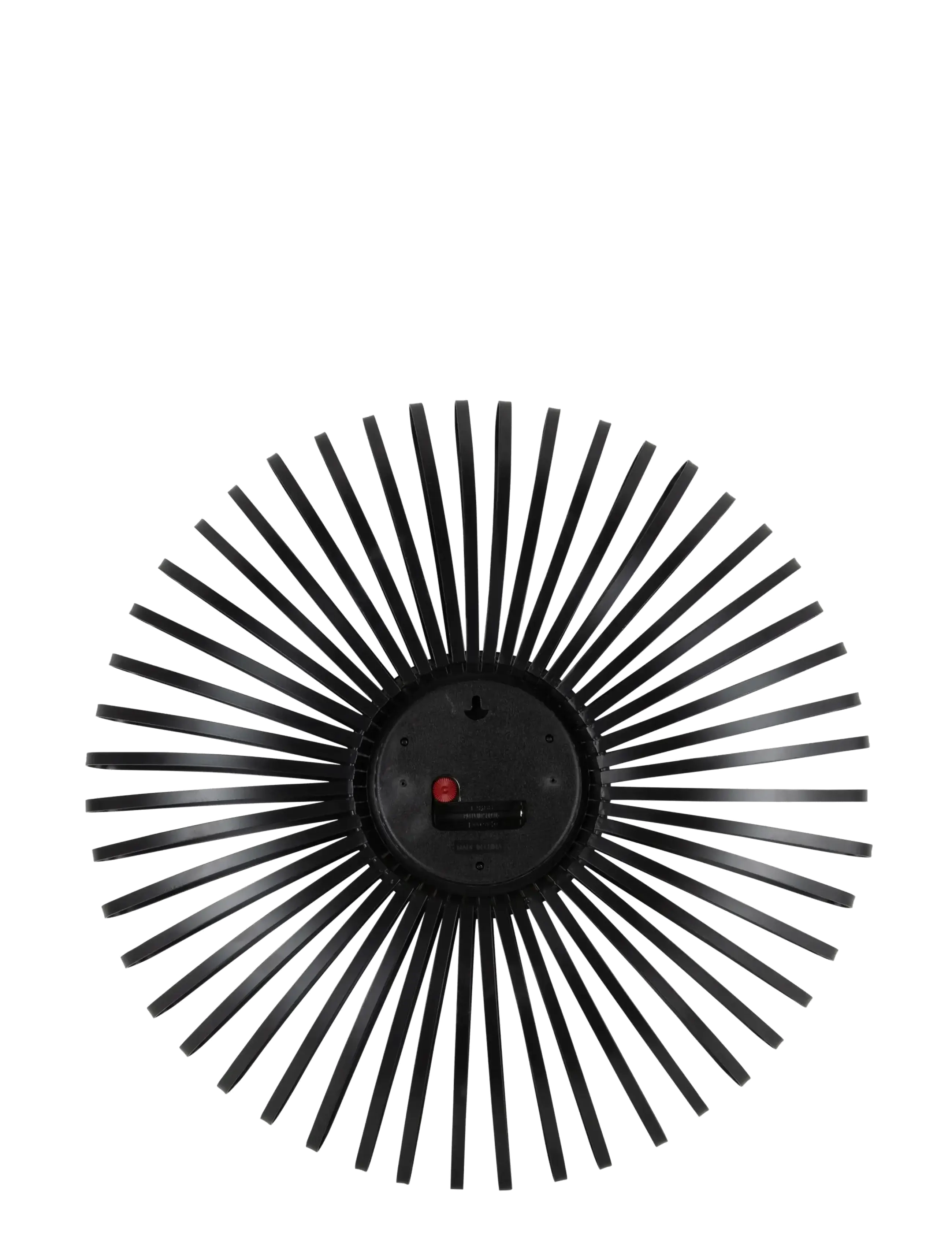 KARLSSON - Wall clock Polo black - wall clocks - black - 3