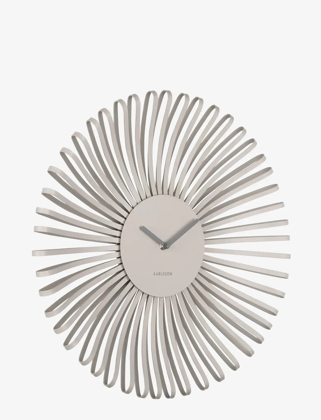 KARLSSON - Wall clock Polo warm grey - vægure - warm grey - 1
