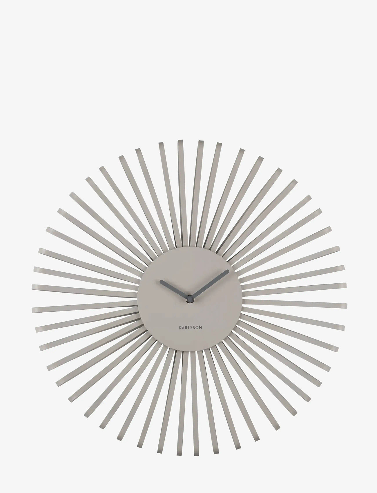 KARLSSON - Wall clock Polo warm grey - vægure - warm grey - 2