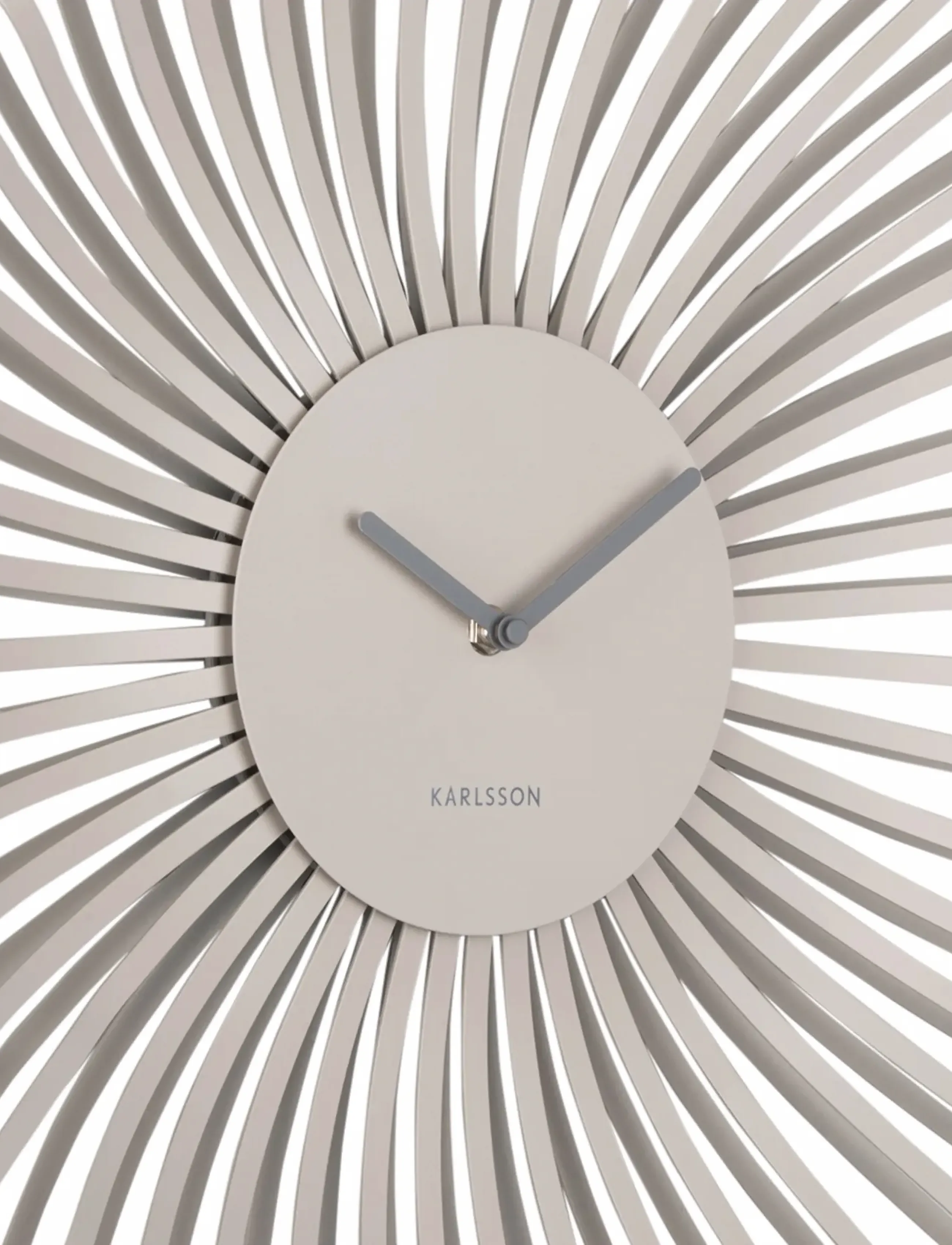 KARLSSON - Wall clock Polo warm grey - seinakellad - warm grey - 4