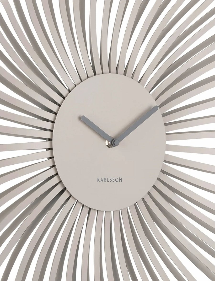 KARLSSON - Wall clock Polo warm grey - seinakellad - warm grey - 4
