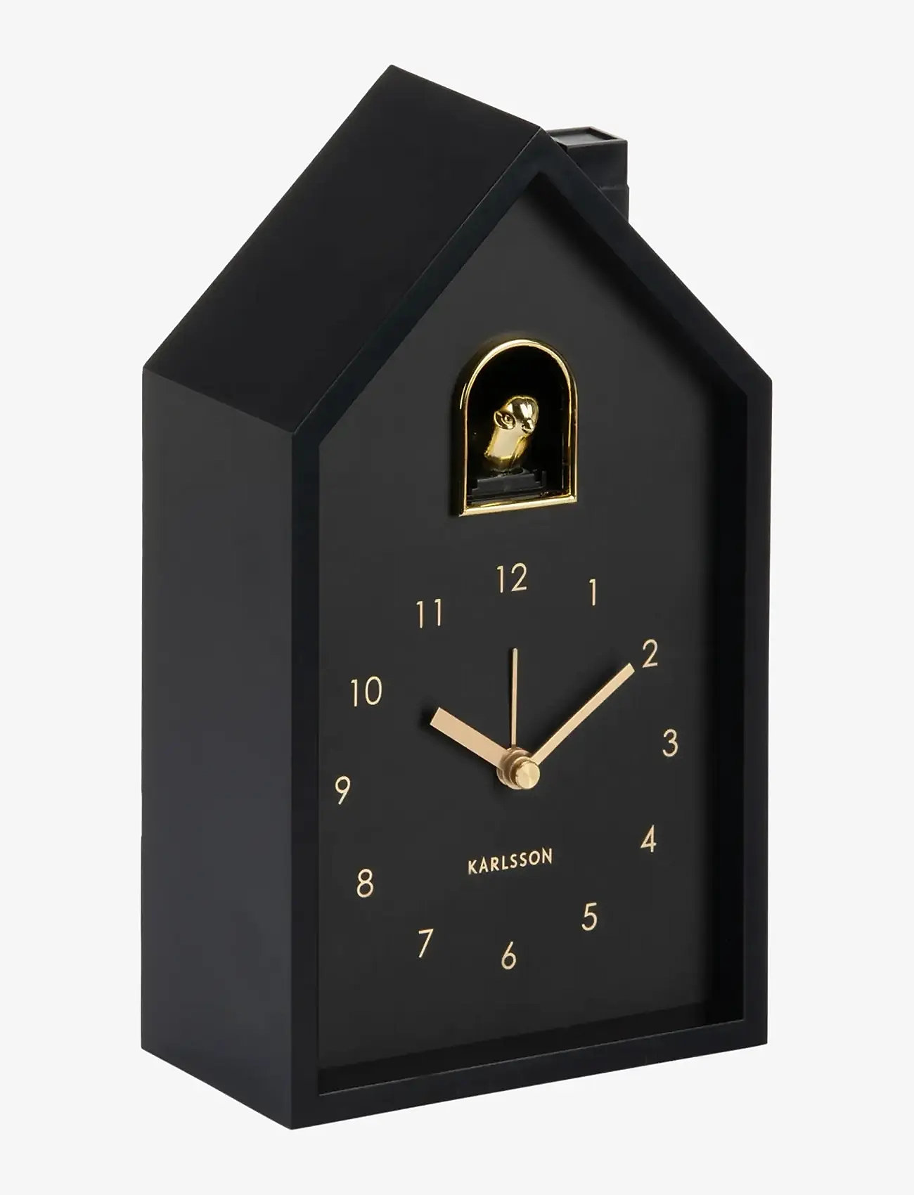 KARLSSON - Alarm clock Modern Cuckoo Oro black - wecker - black - 1