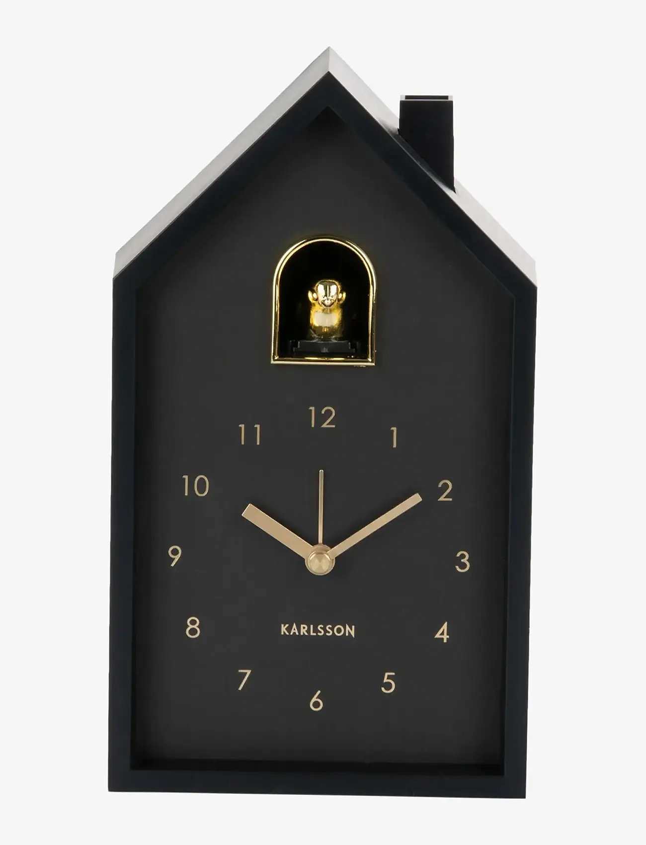 KARLSSON - Alarm clock Modern Cuckoo Oro black - wecker - black - 2