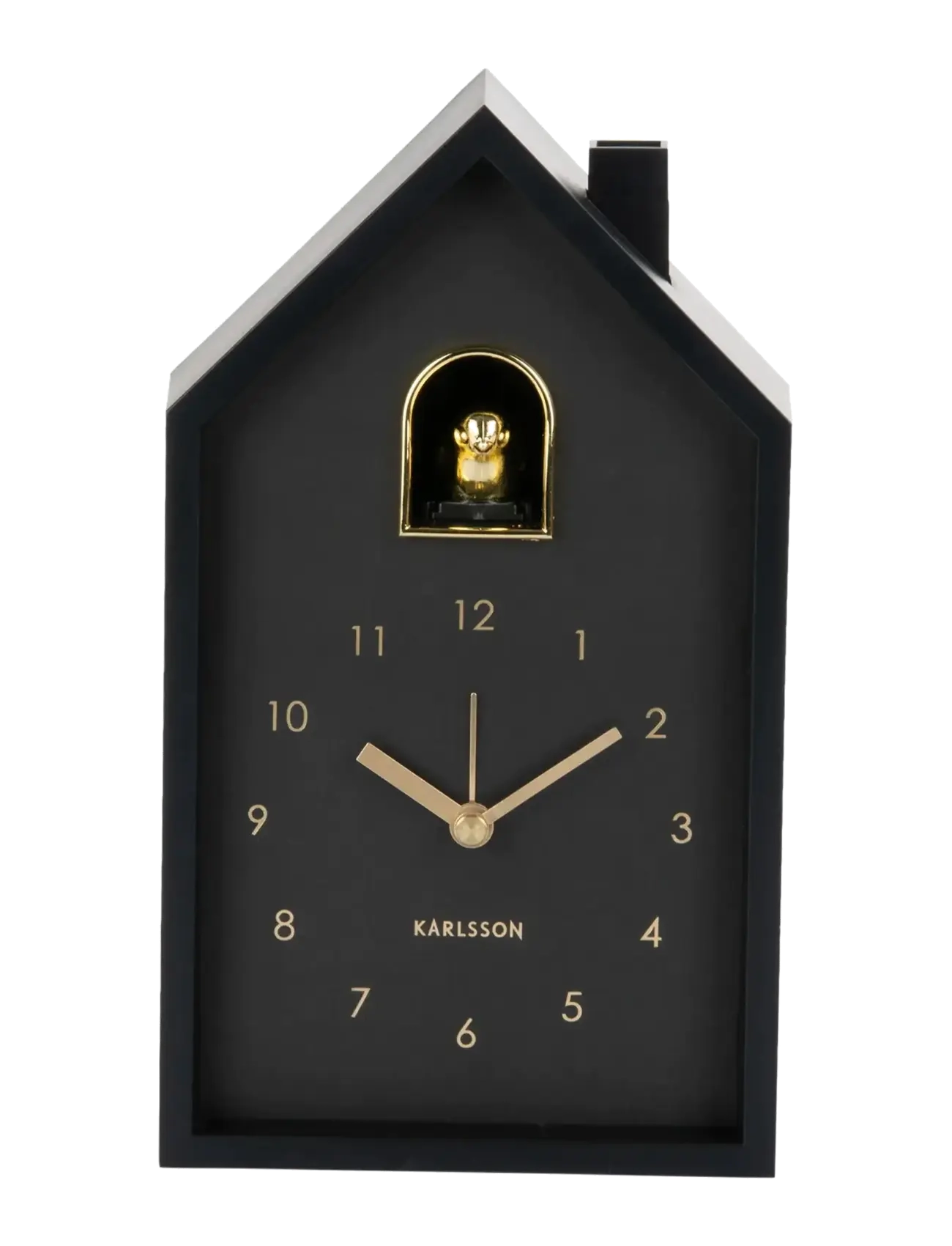 KARLSSON - Alarm clock Modern Cuckoo Oro black - väckarklockor - black - 2
