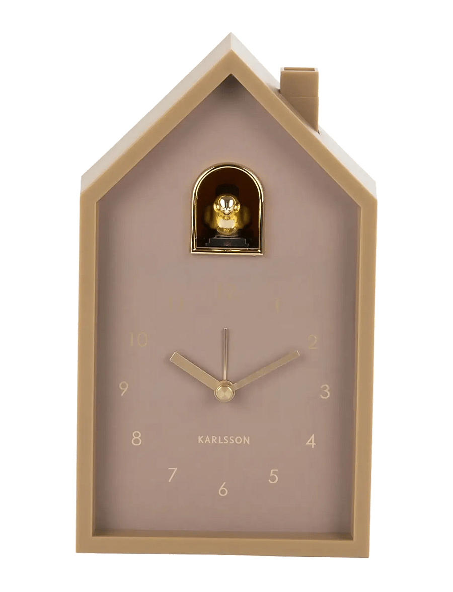 KARLSSON - Alarm clock Modern Cuckoo Oro mocha brown - Äratuskellad - mocha brown - 2