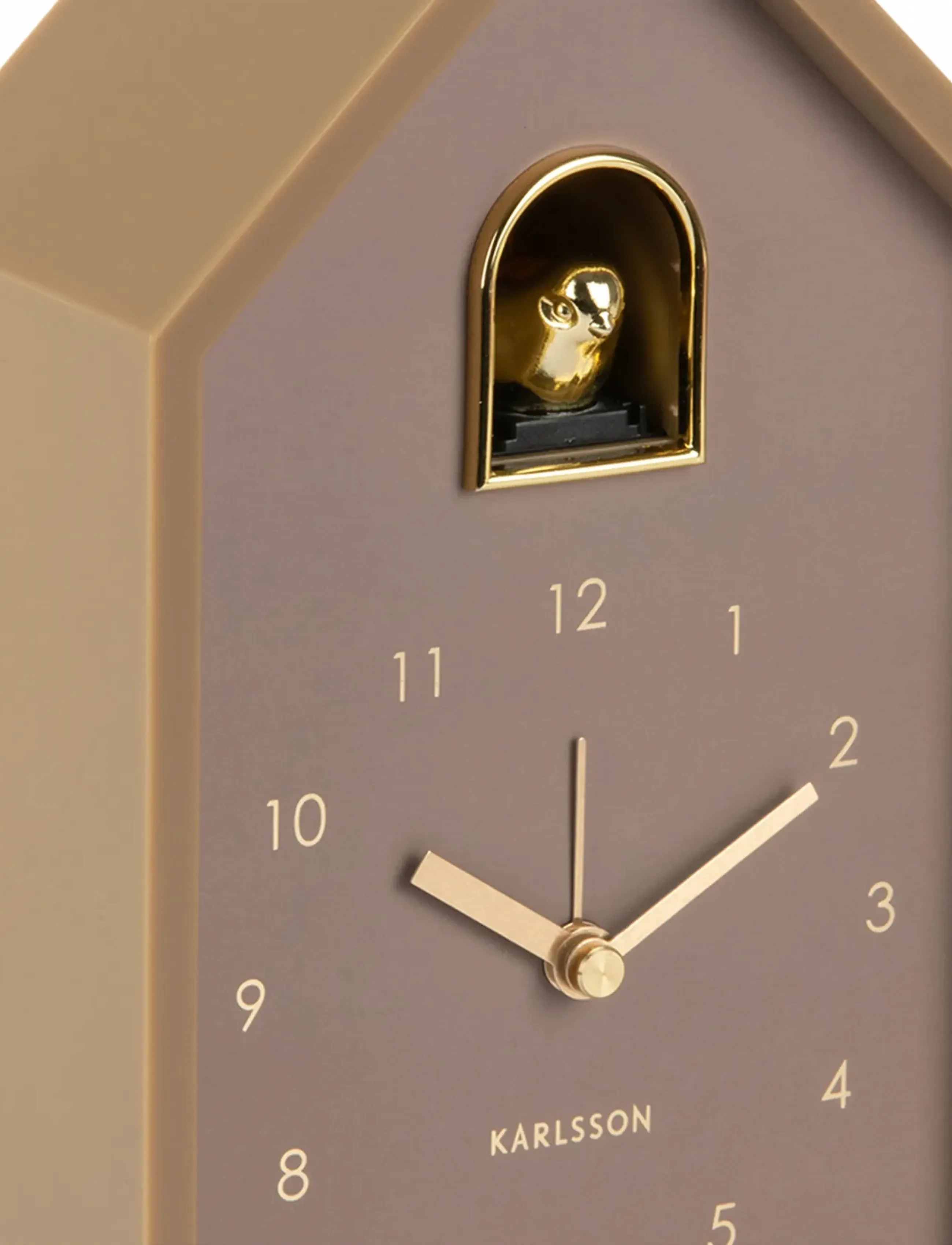 KARLSSON - Alarm clock Modern Cuckoo Oro mocha brown - alarm clocks - mocha brown - 4
