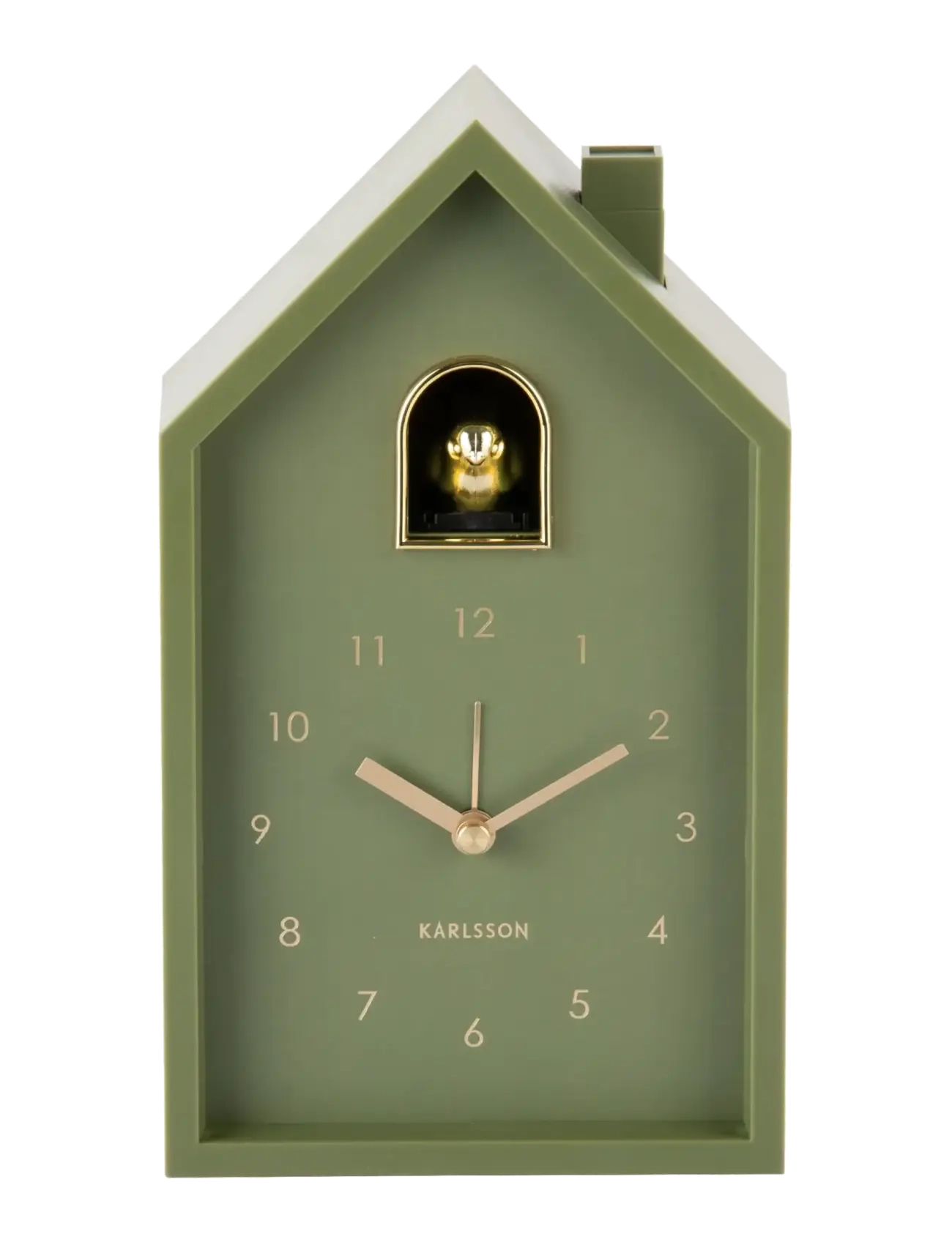 KARLSSON - Alarm clock Modern Cuckoo Oro luxury green - väckarklockor - luxury green - 2