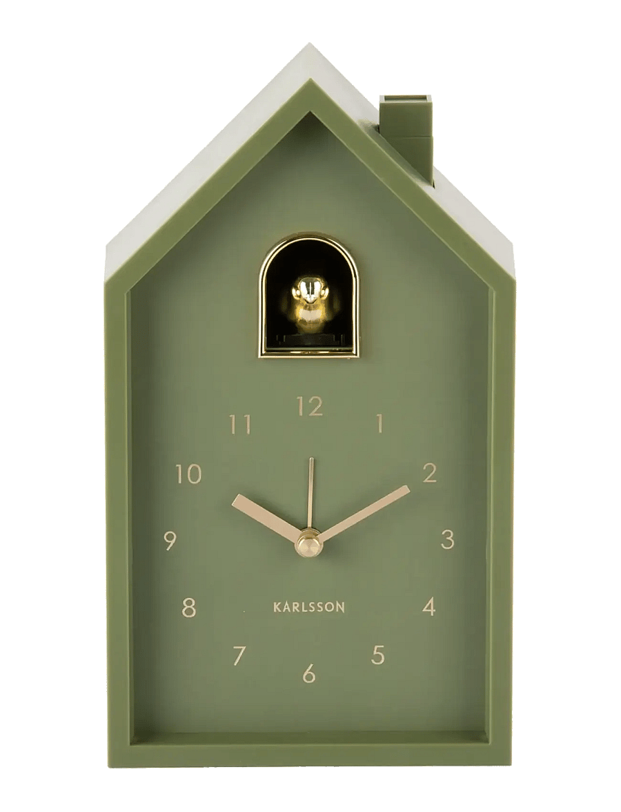 KARLSSON - Alarm clock Modern Cuckoo Oro luxury green - Äratuskellad - luxury green - 2