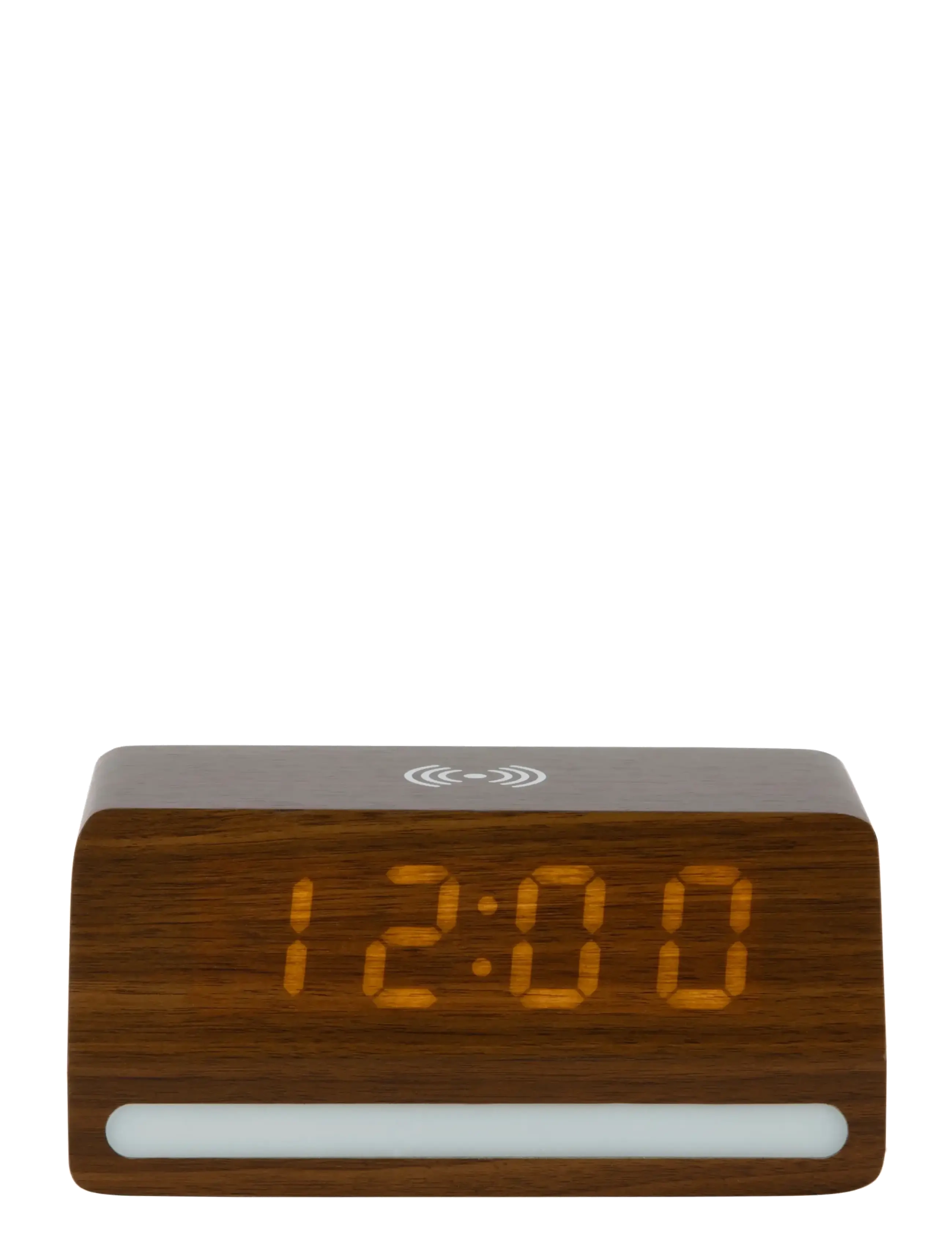 KARLSSON - Alarm clock Retro w. light LED dark wood veneer - vækkeure - mocha brown - 2