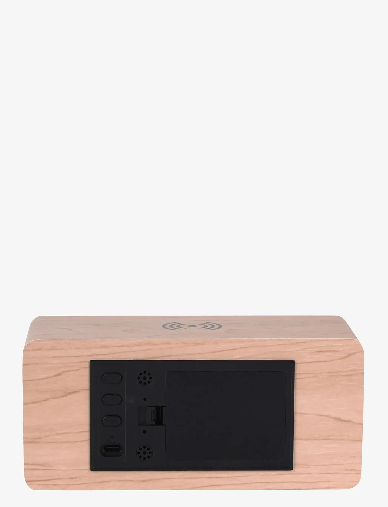 KARLSSON - Alarm clock Retro w. light LED light wood veneer - vækkeure - light wood - 4