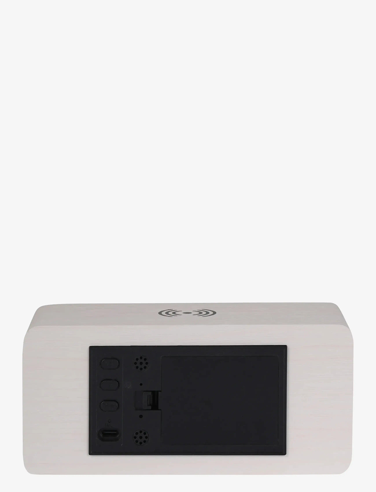 KARLSSON - Alarm clock Retro w. light LED white wash veneer - vækkeure - white - 4