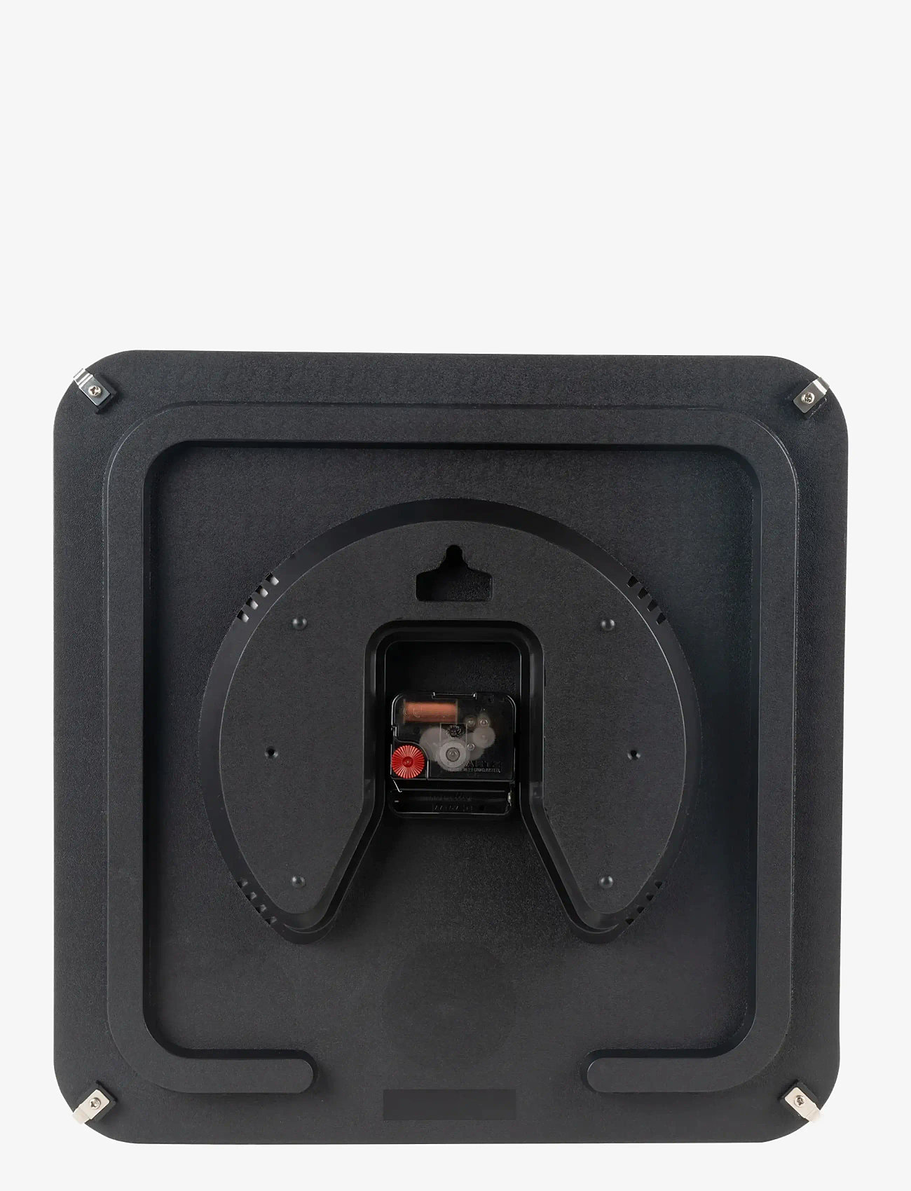 KARLSSON - Wall clock Sucinto Dome square white - wanduhren - black - 2