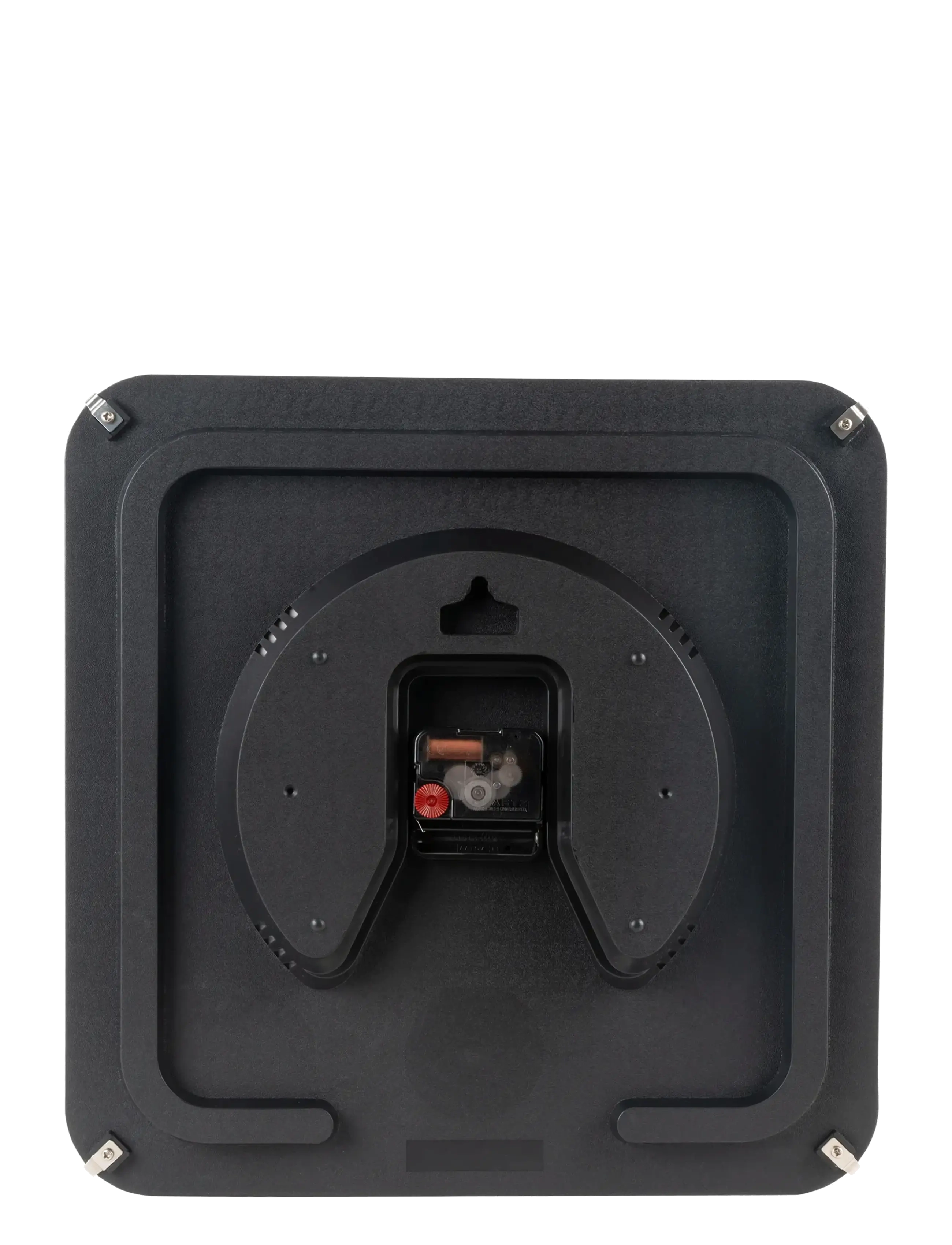 KARLSSON - Wall clock Sucinto Dome square white - wall clocks - black - 3
