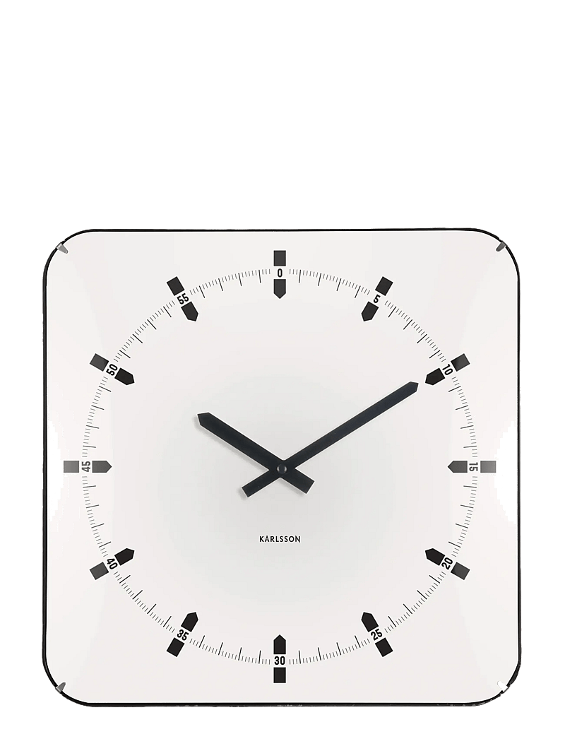 KARLSSON - Wall clock Sucinto Dome square white - seinakellad - white - 1