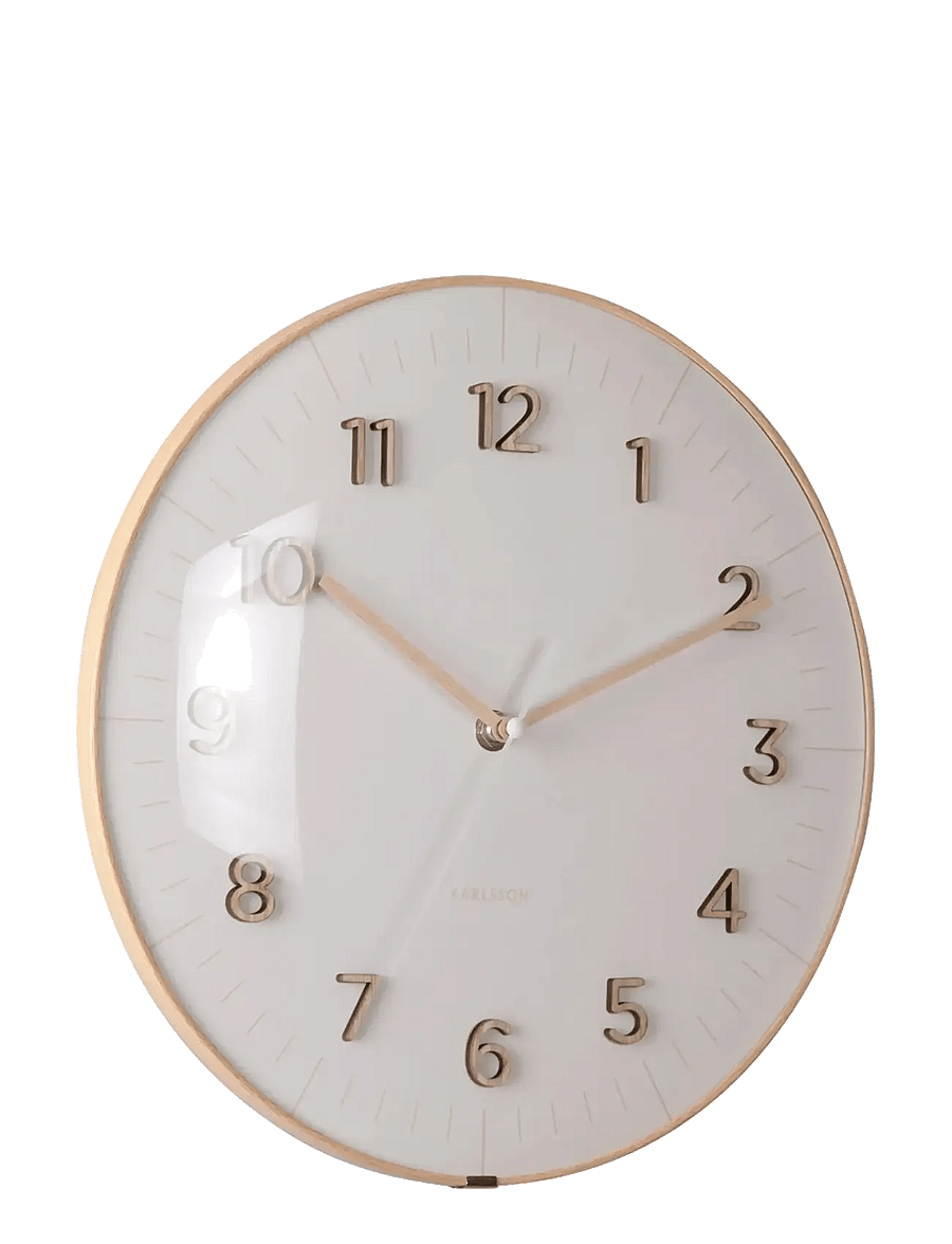 KARLSSON - Wall clock Esencia Dome warm grey - seinakellad - warm grey - 0