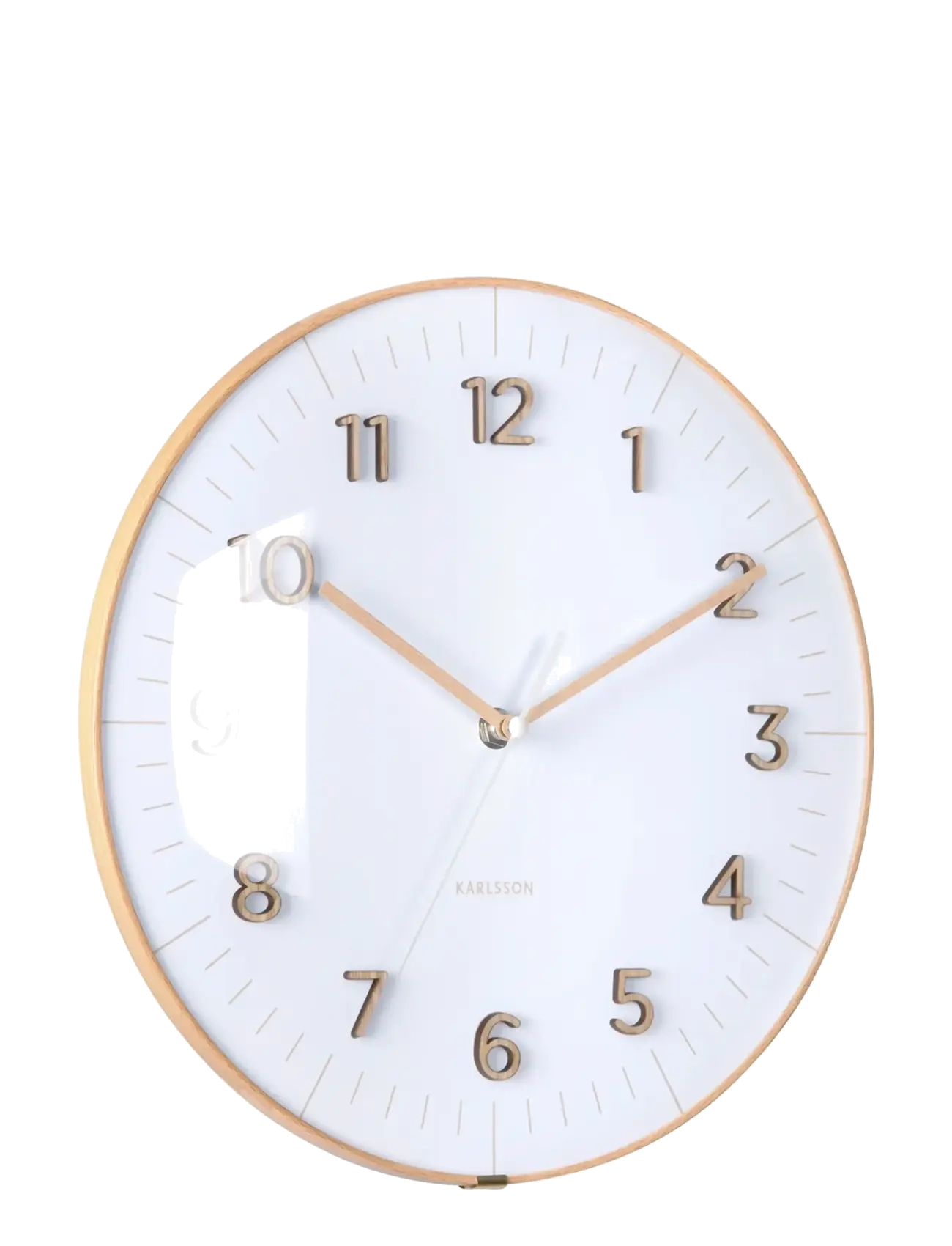 KARLSSON Wall Clock Esencia Dome White, Ø 30 cm, Watches, Weiß - Clocks, Homeware