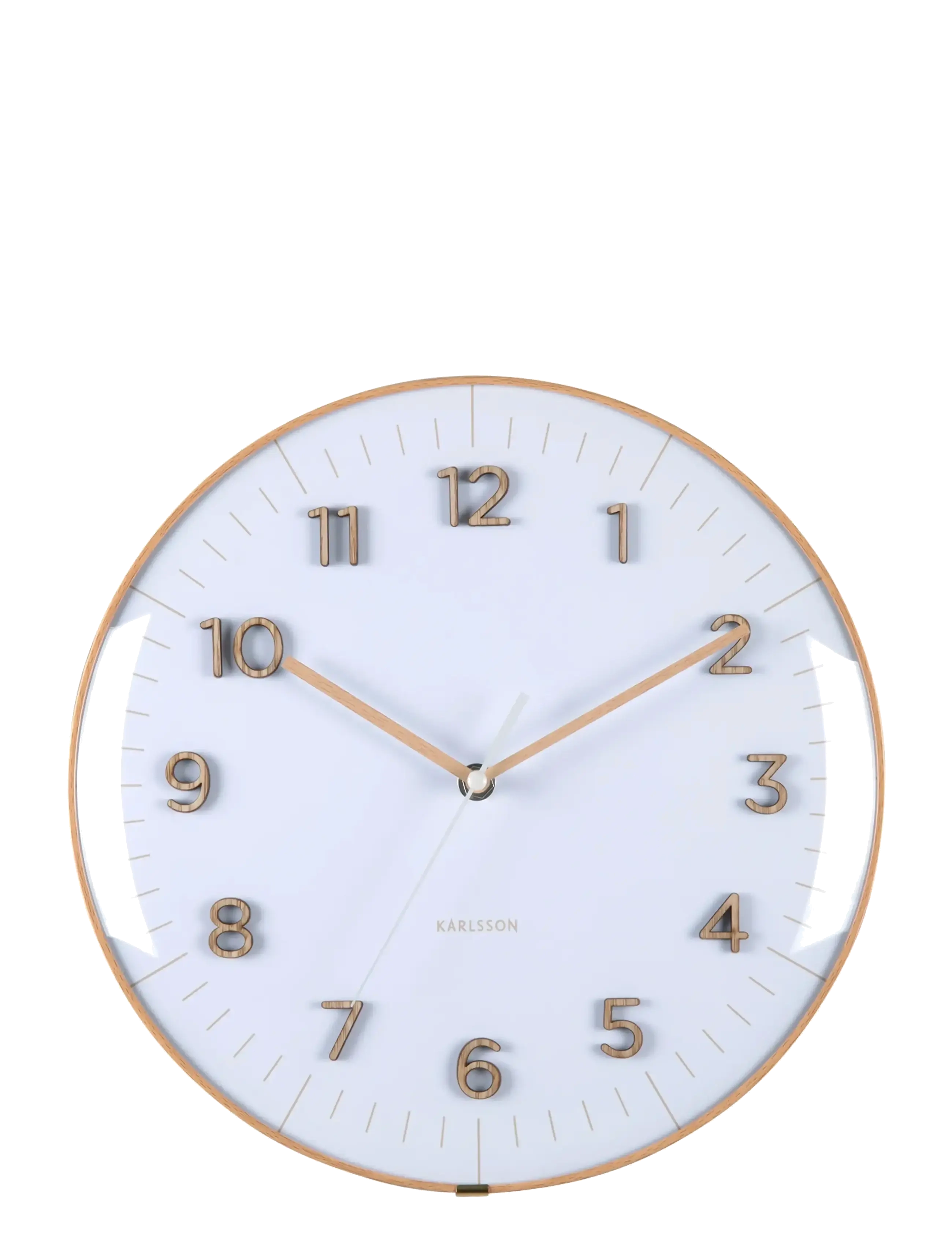KARLSSON - Wall clock Esencia Dome white - wall clocks - white - 1