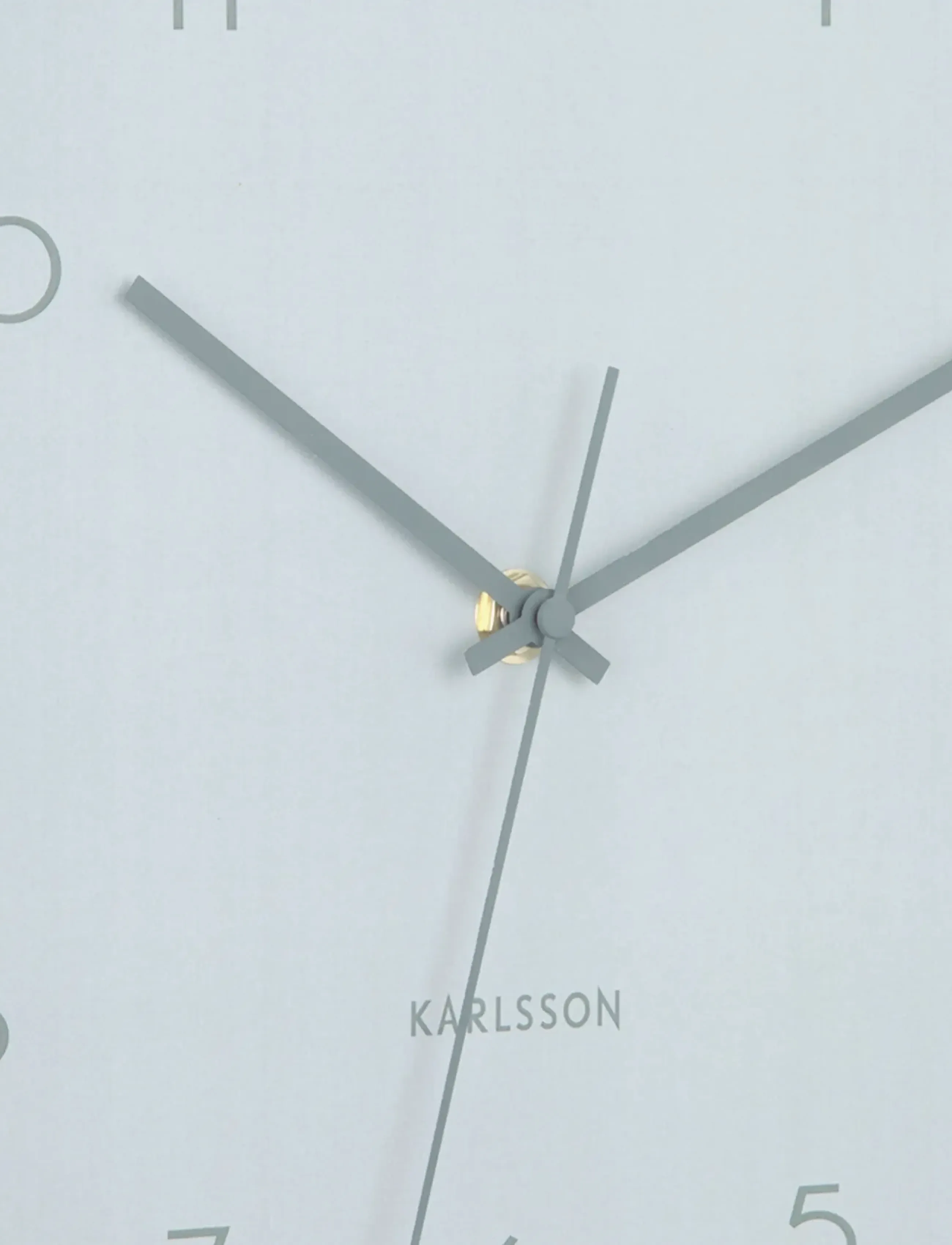 KARLSSON - Wall clock Grato Cuadrado grayed jade w. jungle green - wanduhren - jungle green w. grayed jade - 4