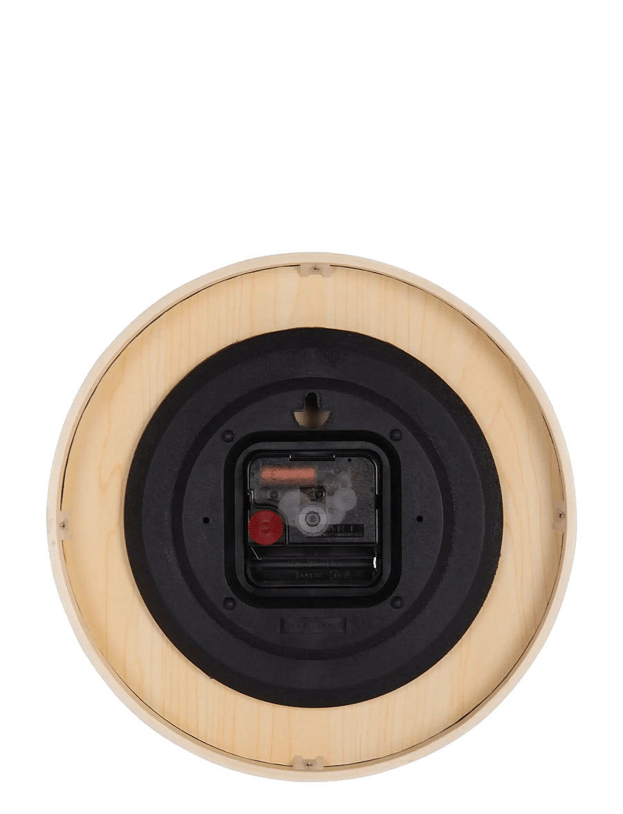 KARLSSON - Wall clock Nervadura small soft brown w. light wood - horloges murales - soft brown w. light wood - 2
