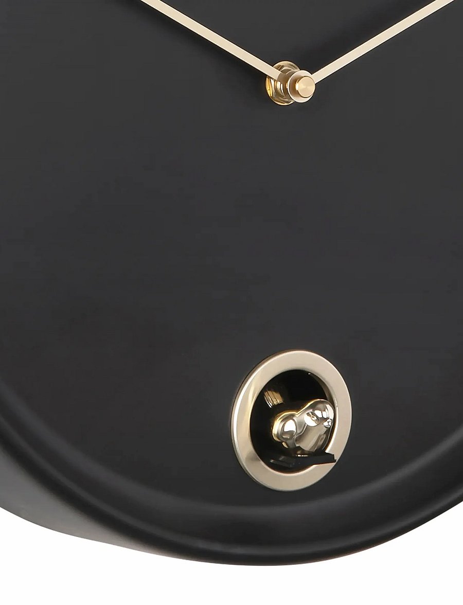 KARLSSON - Wall clock Esencia Cuckoo black - sieniniai laikrodžiai - black - 4