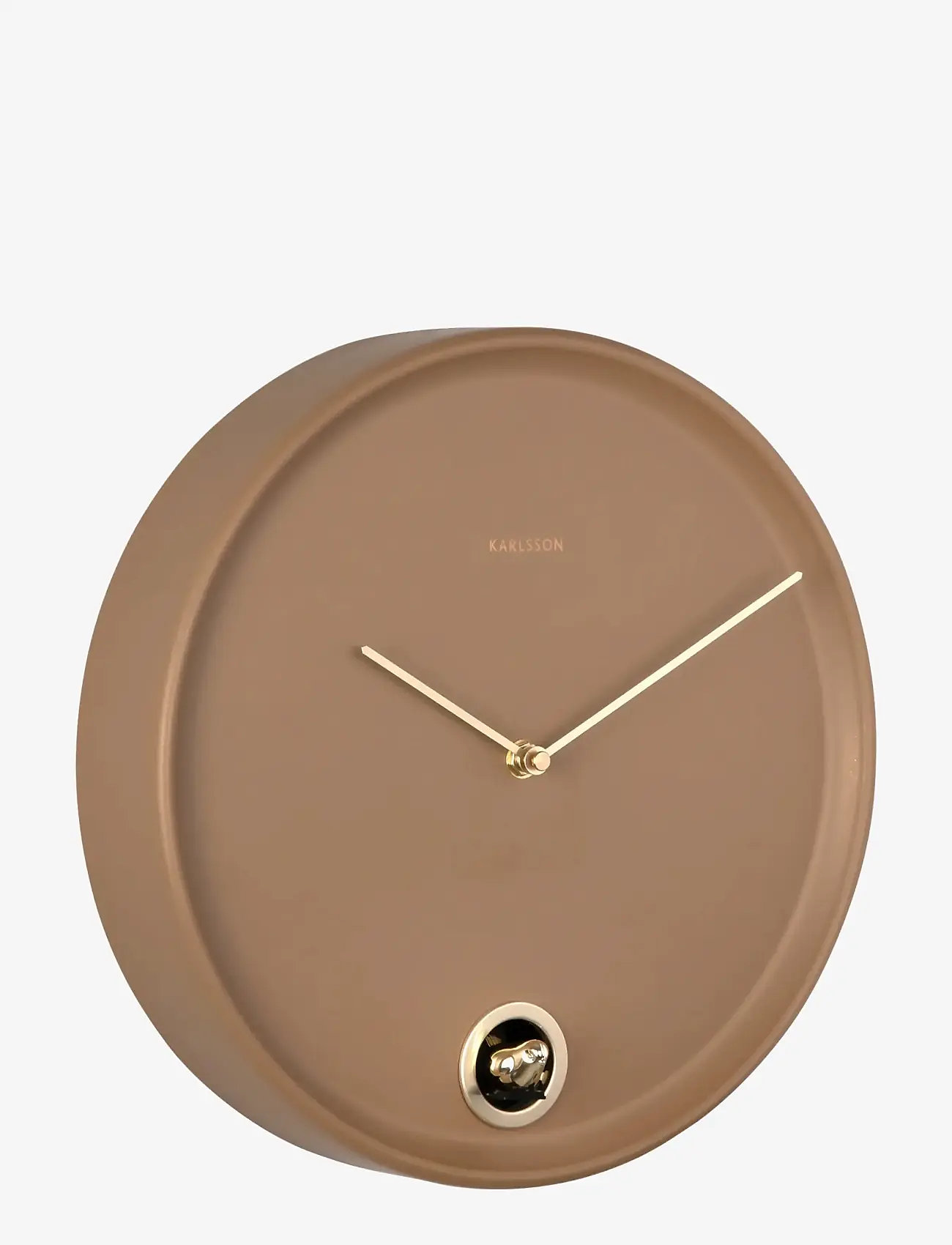 KARLSSON - Wall clock Esencia Cuckoo mocha brown - vægure - mocha brown - 1