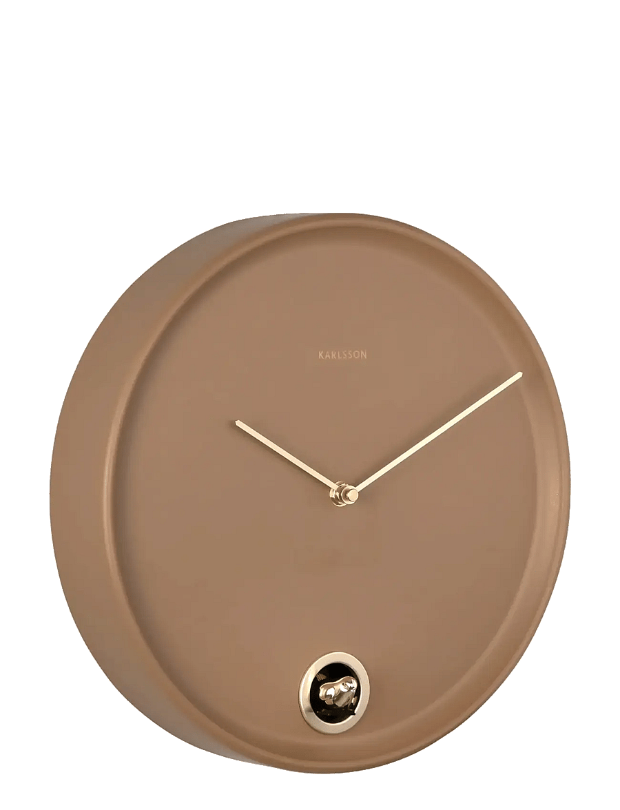 KARLSSON - Wall clock Esencia Cuckoo mocha brown - seinakellad - mocha brown - 1