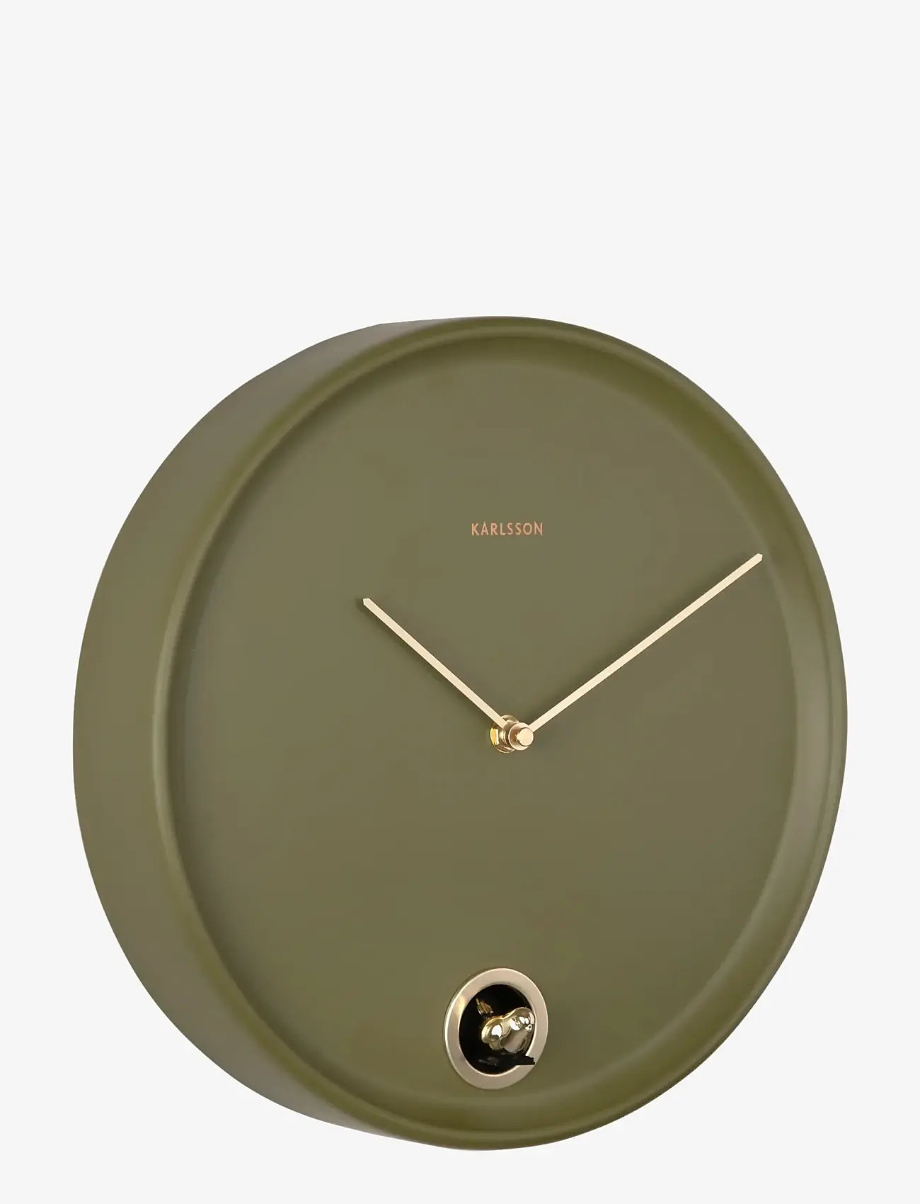 KARLSSON - Wall clock Esencia Cuckoo luxury green - vægure - luxury green - 1